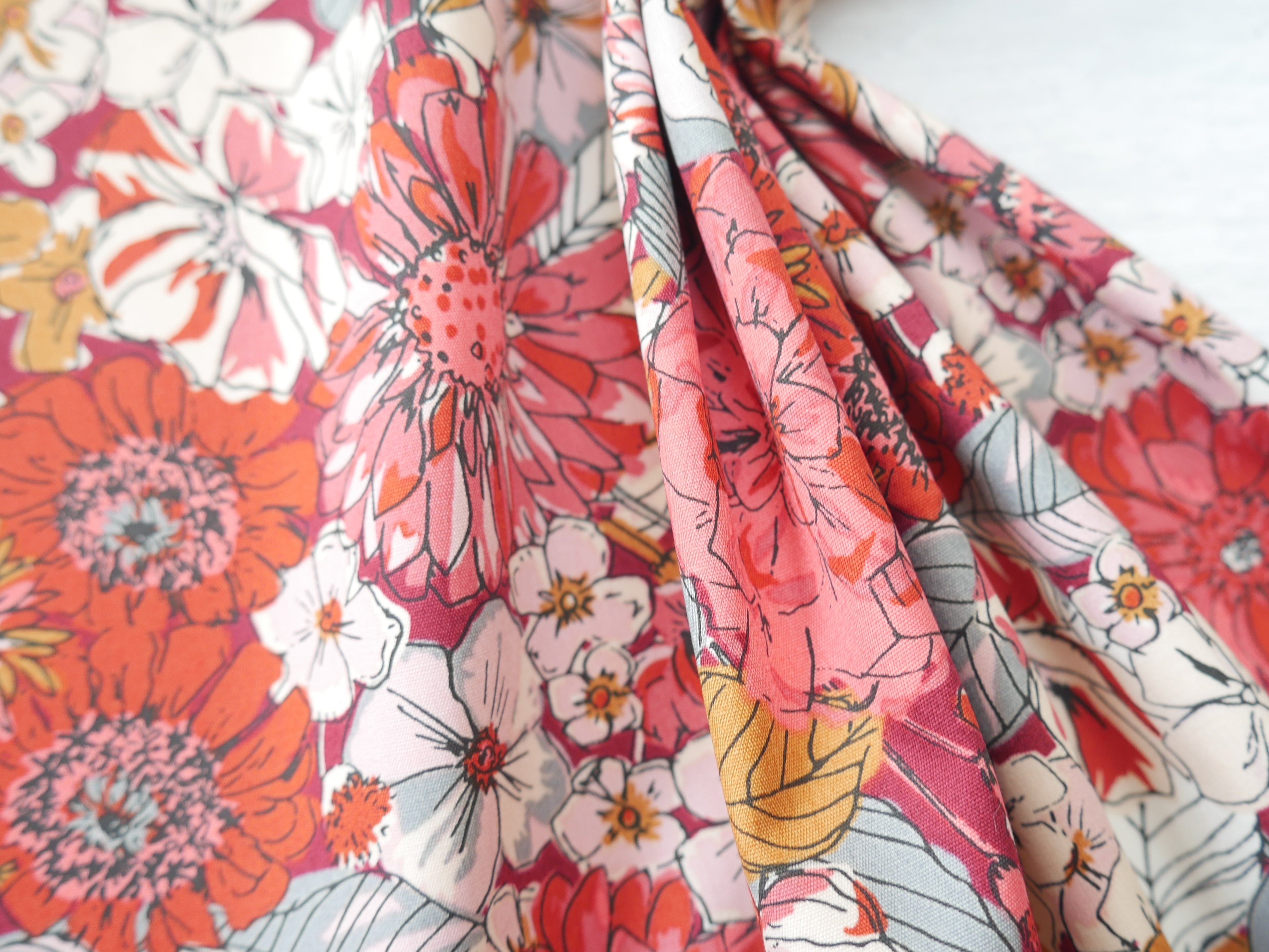 Fleuron Sanctuary Printed Cotton by Art Gallery Fabrics, £17.50 p/m-Cotton-Flying Bobbins Haberdashery
