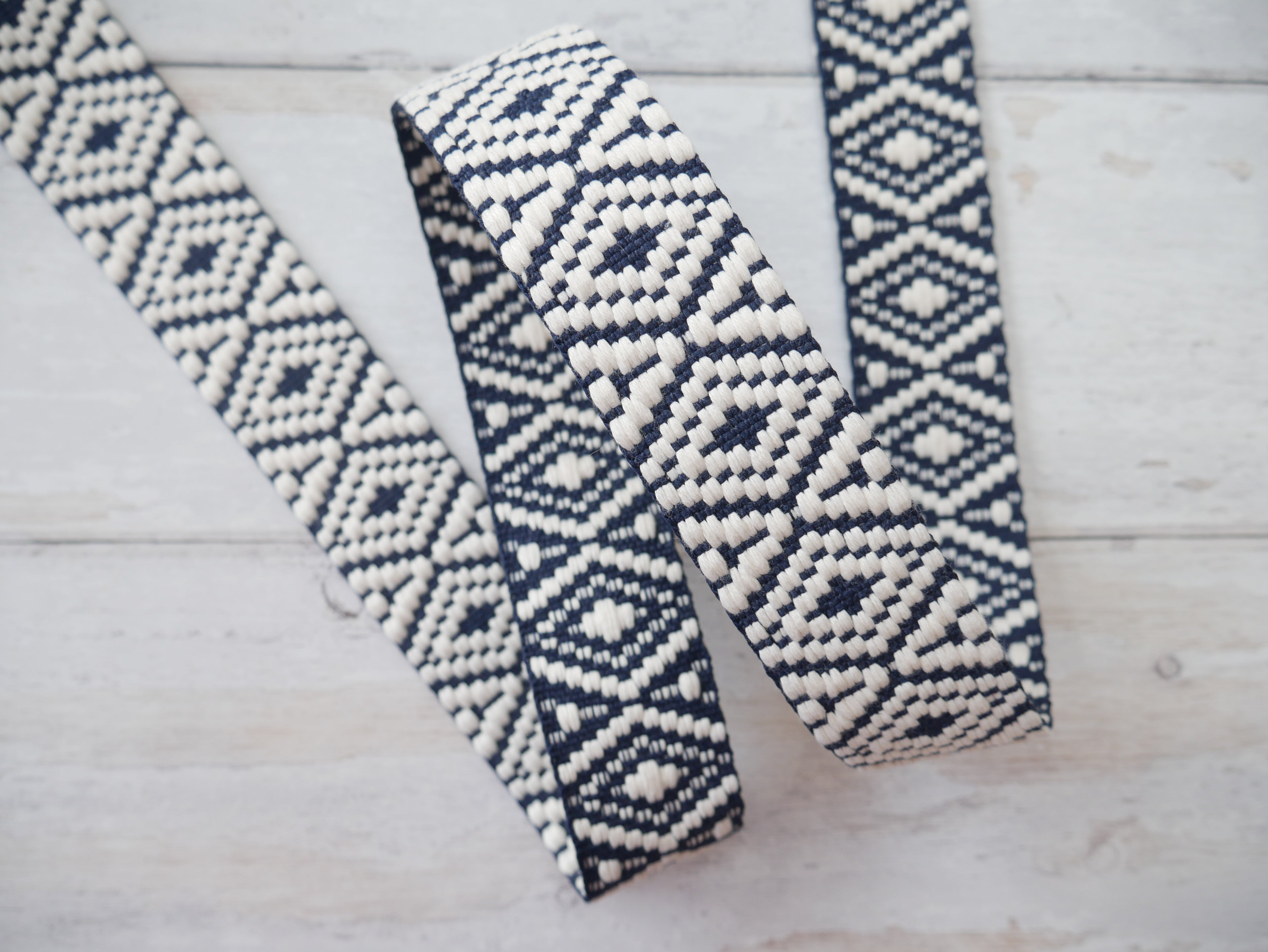 Amber Cross-Body Bag Making Kit - Raffia in Indigo-Sewing Kit-Flying Bobbins Haberdashery