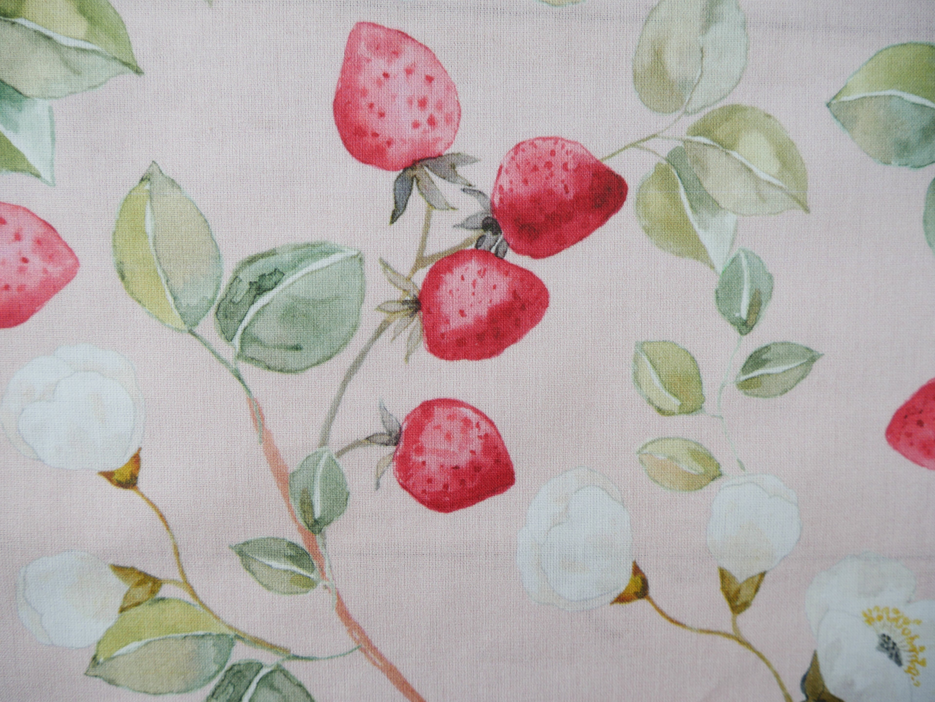 Cotton Poplin in Strawberry Blossom, £16.50 p/m-Cotton Fabric-Flying Bobbins Haberdashery