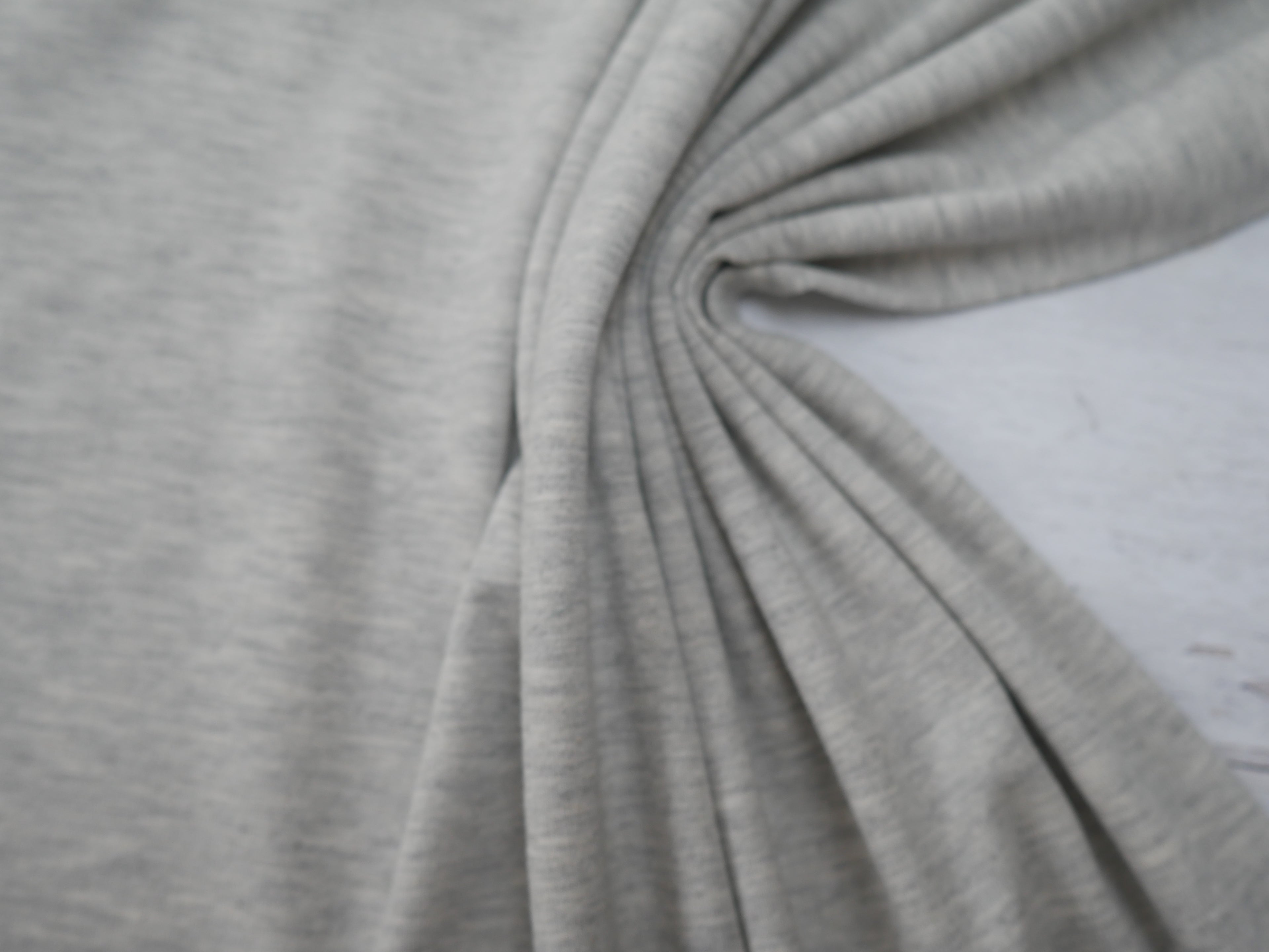 Melange Cotton Jersey in Grey Marl, £15.50pm-Viscose-Flying Bobbins Haberdashery