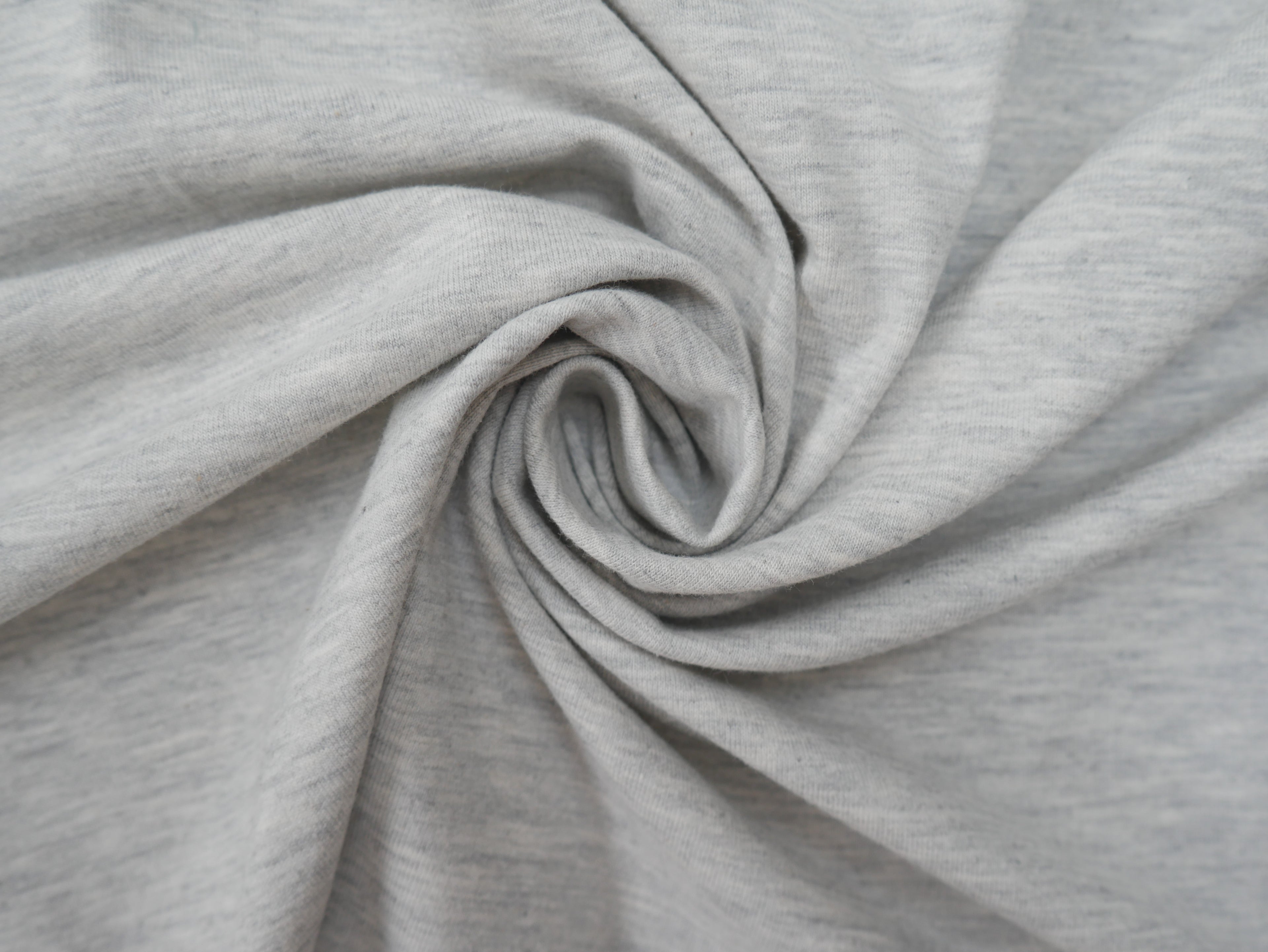 Melange Cotton Jersey in Grey Marl, £15.50pm-Viscose-Flying Bobbins Haberdashery