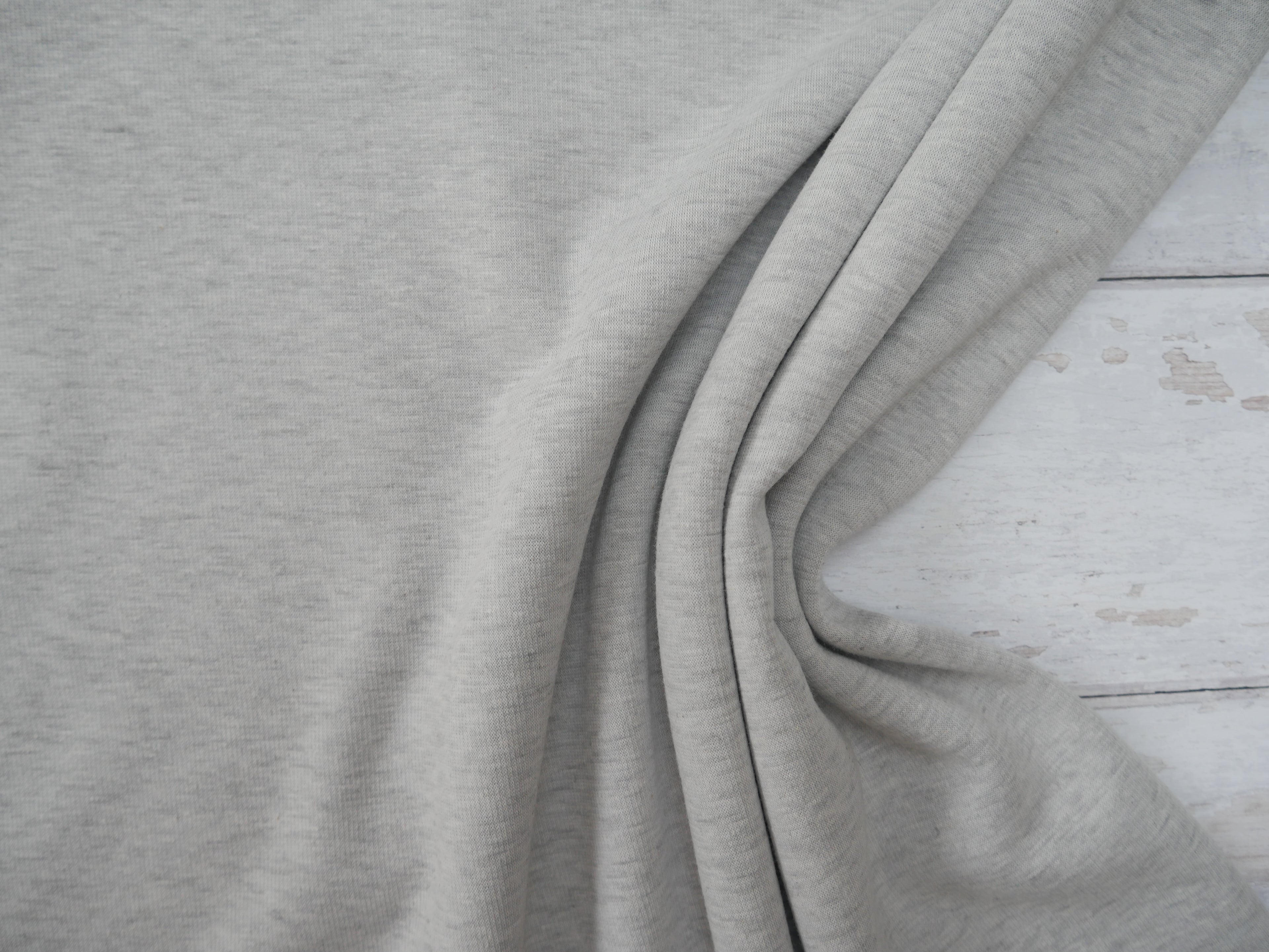 Alpen Fleece in Light Grey Marl, £16.00 p/m-Cotton-Flying Bobbins Haberdashery