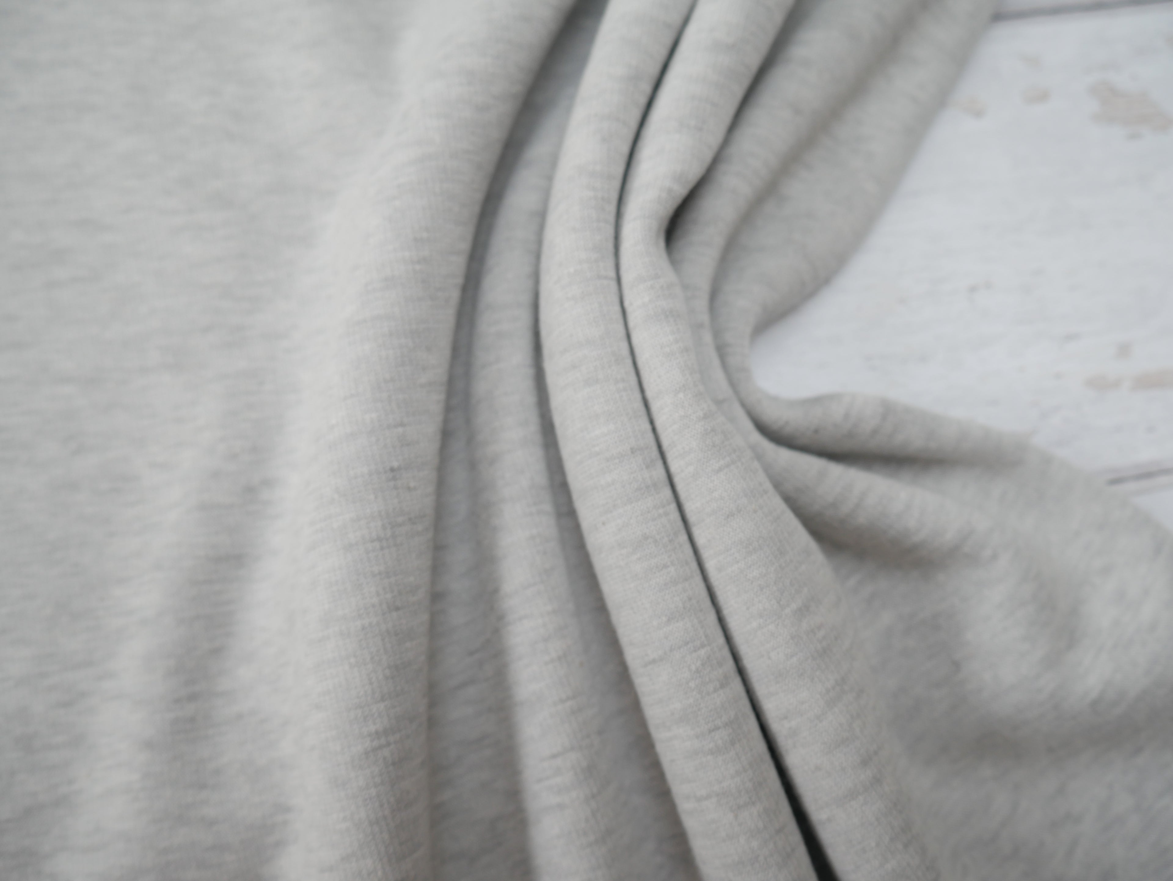 Alpen Fleece in Light Grey Marl, £16.00 p/m-Cotton-Flying Bobbins Haberdashery