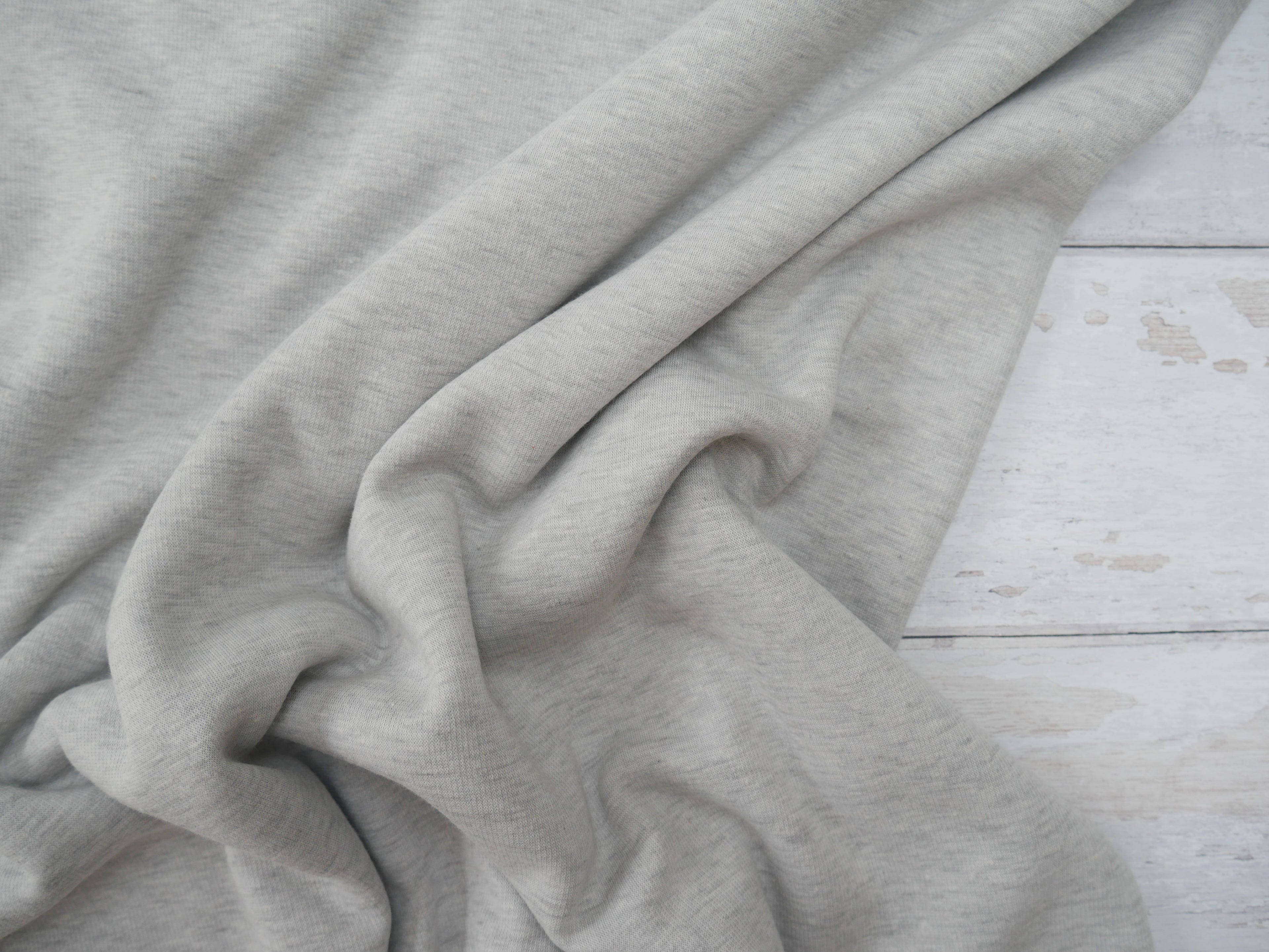 Alpen Fleece in Light Grey Marl, £16.00 p/m-Cotton-Flying Bobbins Haberdashery