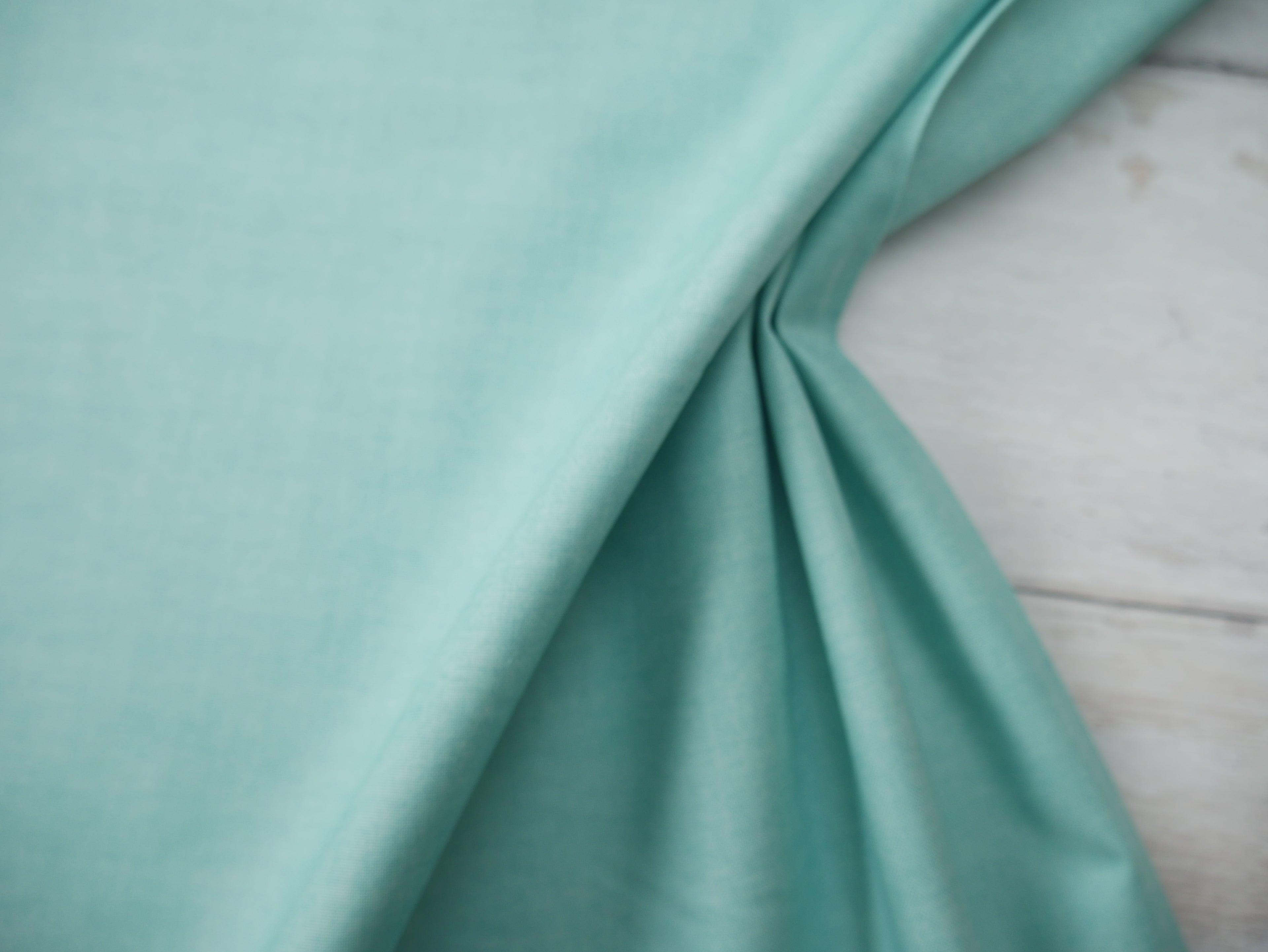 Makower Printed Cotton, Linen Texture in Capri, £12.80 p/m-Cotton-Flying Bobbins Haberdashery