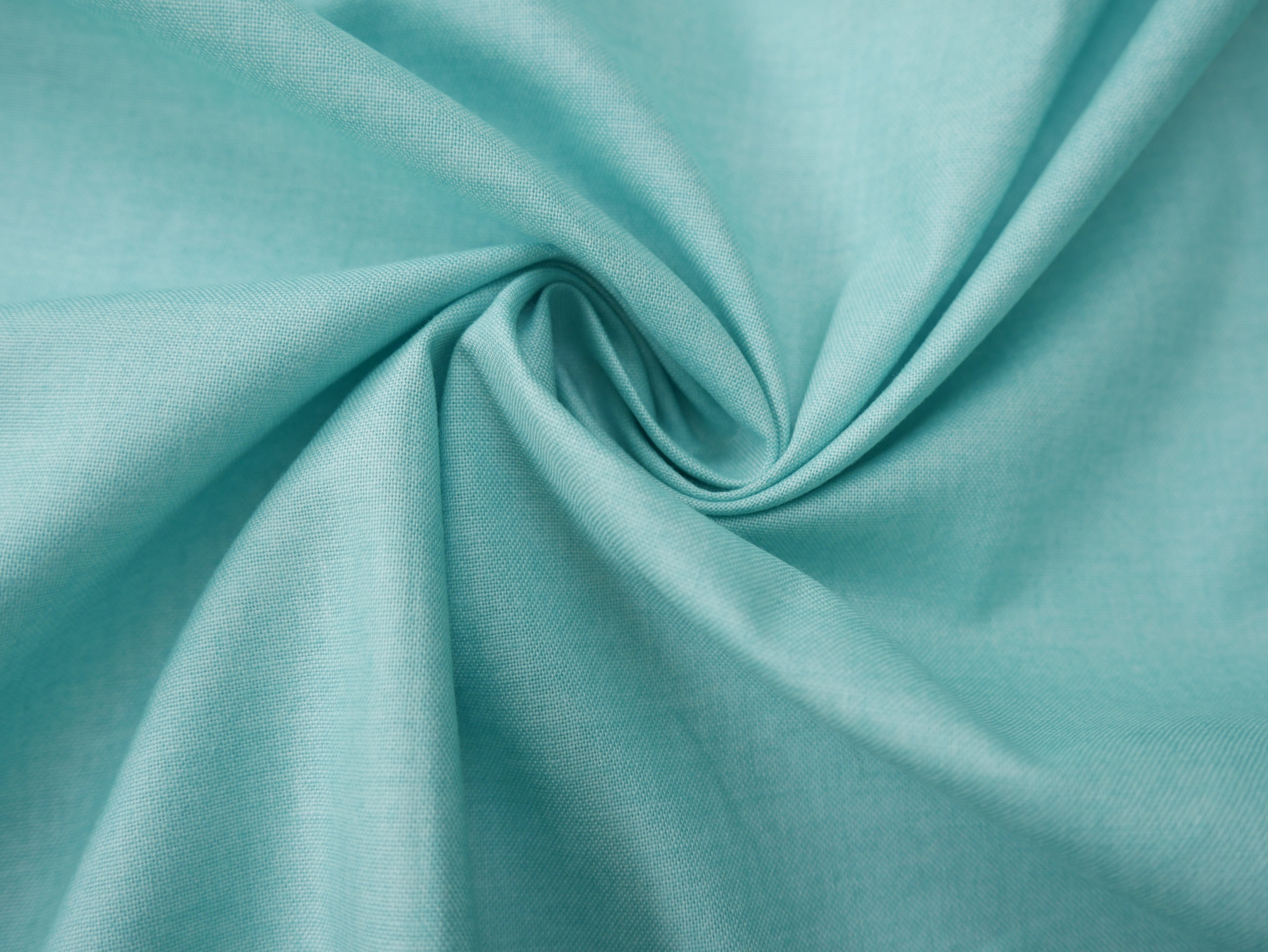 Makower Printed Cotton, Linen Texture in Capri, £12.80 p/m-Cotton-Flying Bobbins Haberdashery