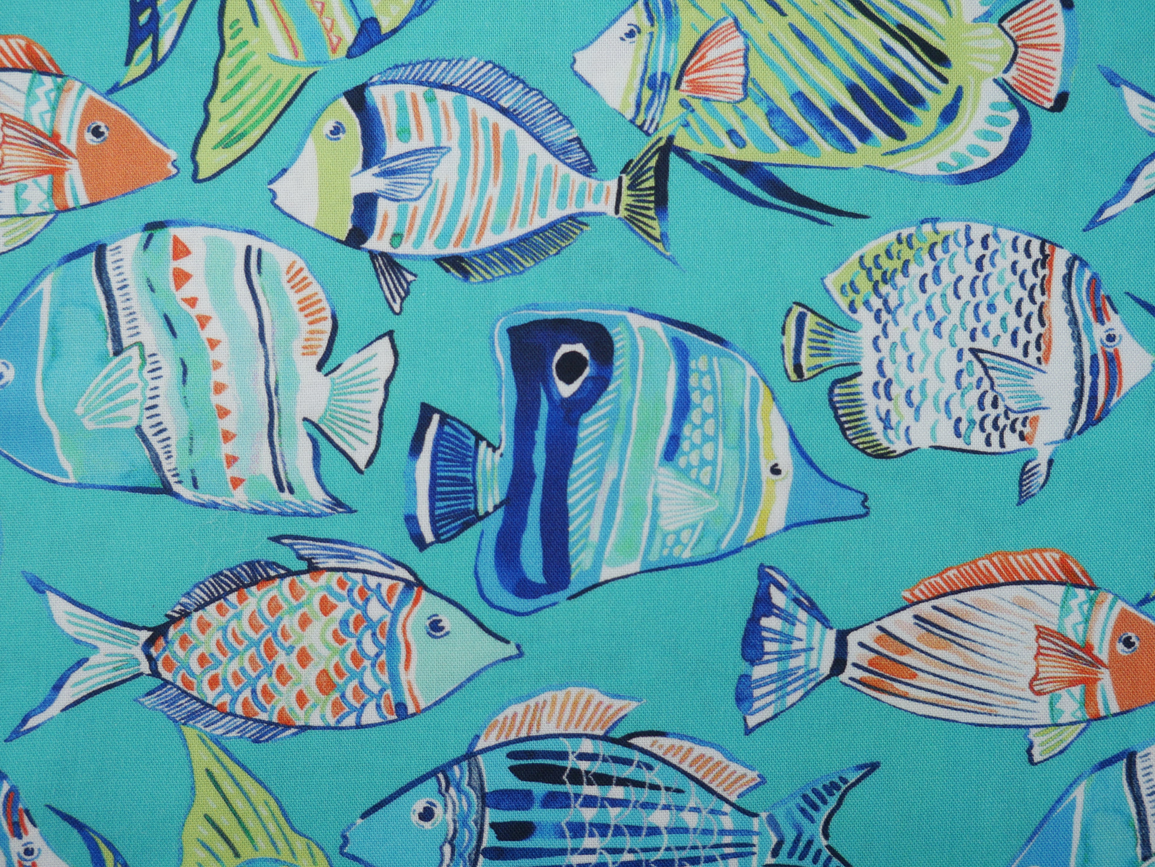 Sandsational Ocean Life Printed Cotton, £12.50 pm-Cotton Fabric-Flying Bobbins Haberdashery