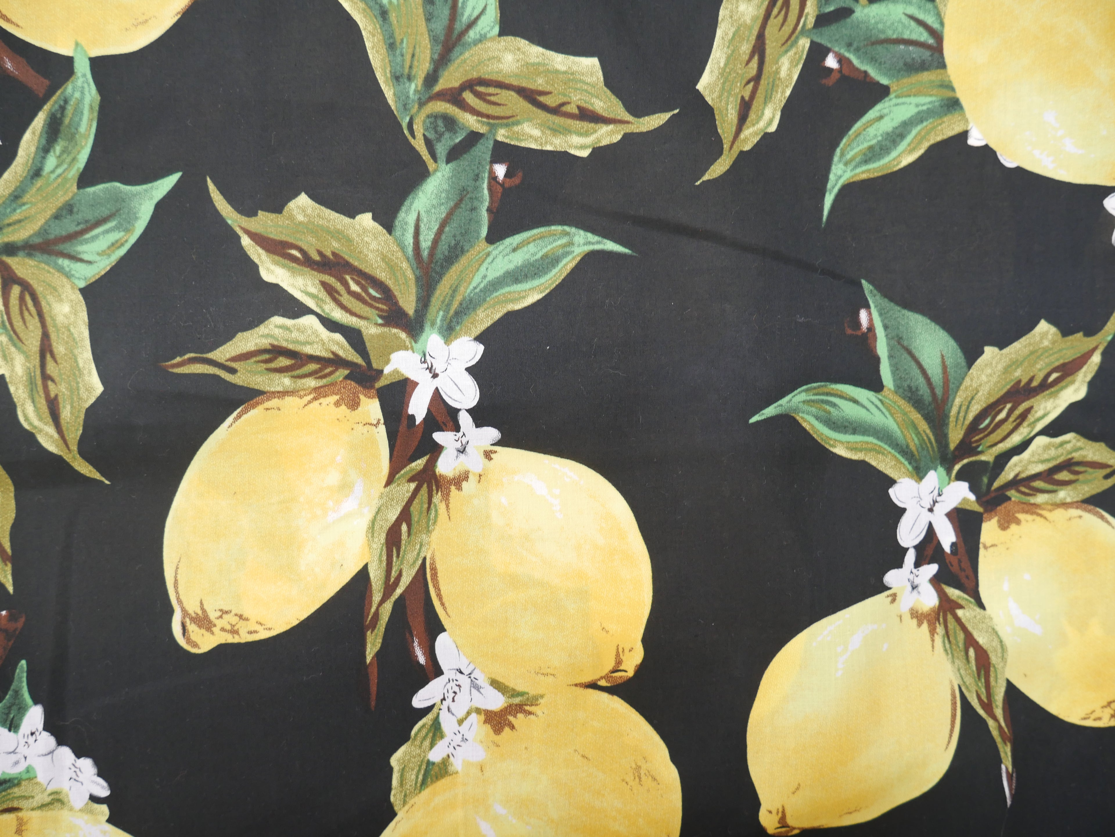 Bright Side of Life Lemon Cotton Lawn, £17.50 p/m-Cotton-Flying Bobbins Haberdashery
