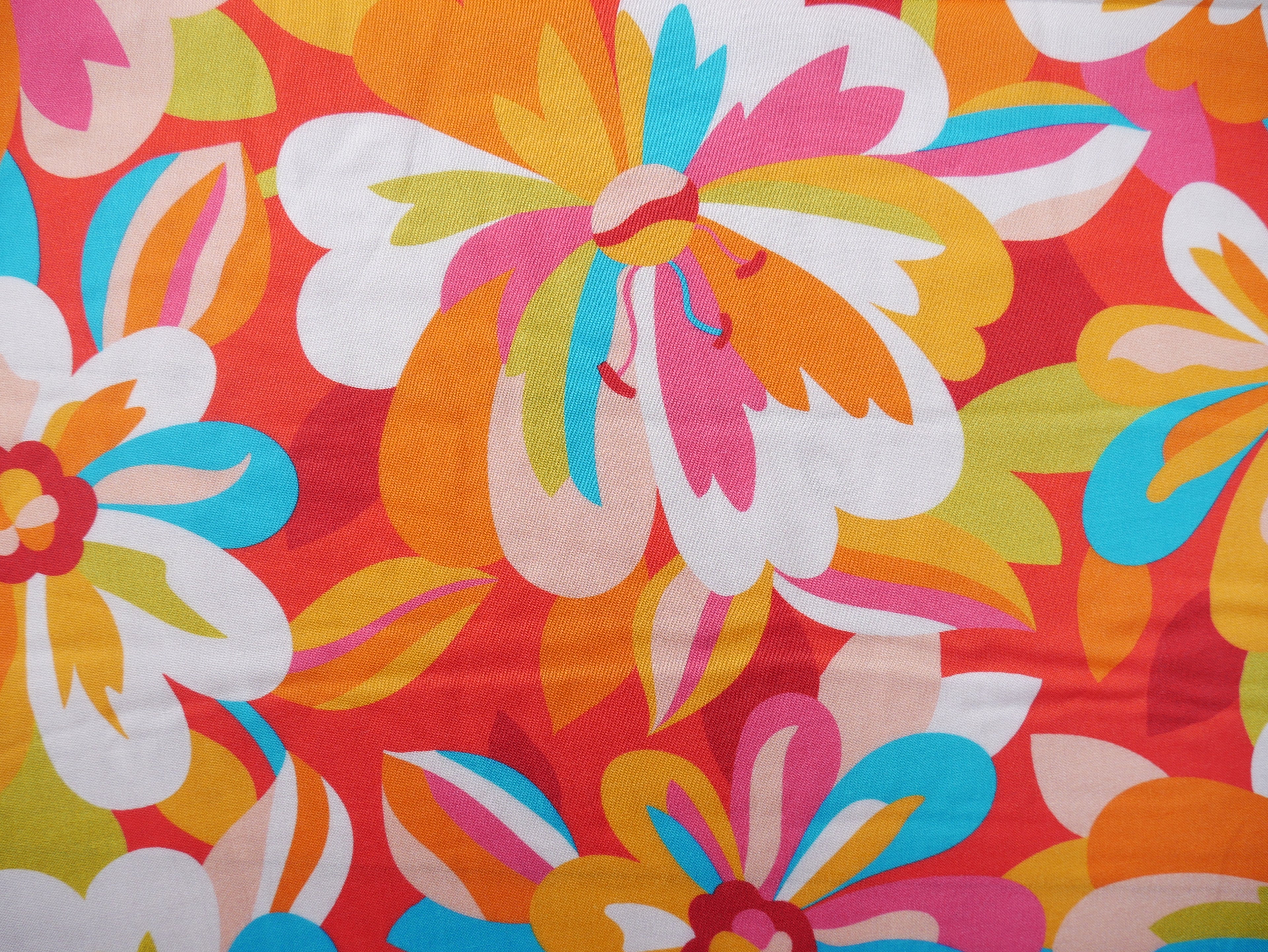 Dashwood Tapestry Floral Rayon in Red-Viscose Challis-Flying Bobbins Haberdashery