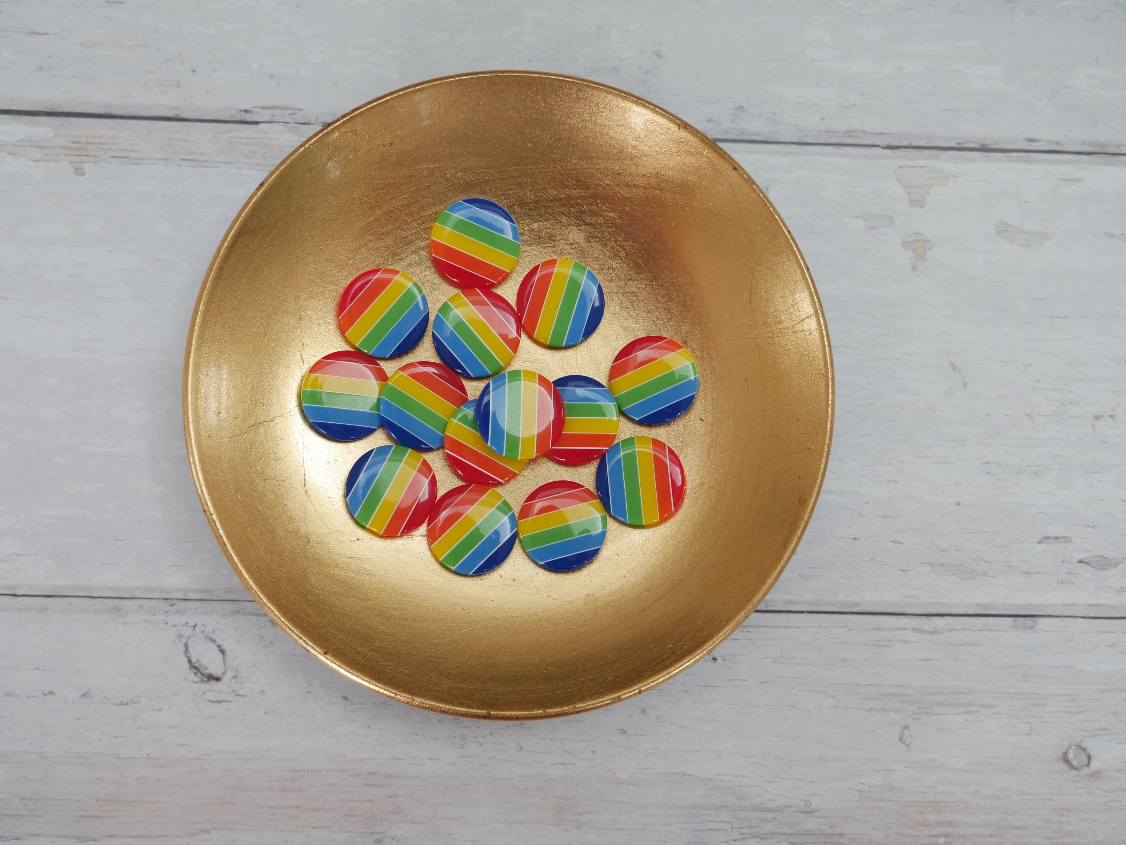 Rainbow Buttons-Button-Flying Bobbins Haberdashery