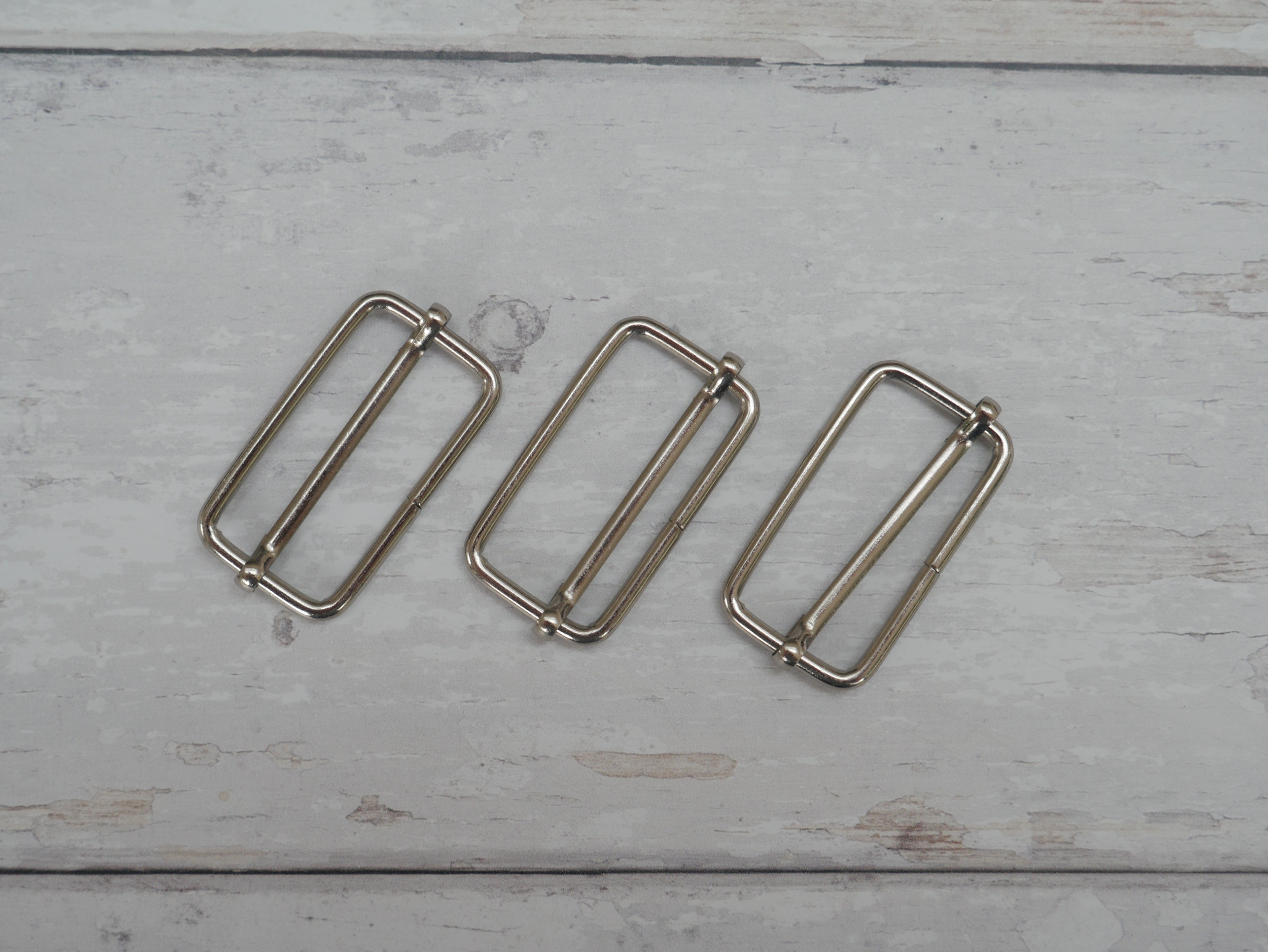 38mm Adjuster in Silver-Trim-Flying Bobbins Haberdashery