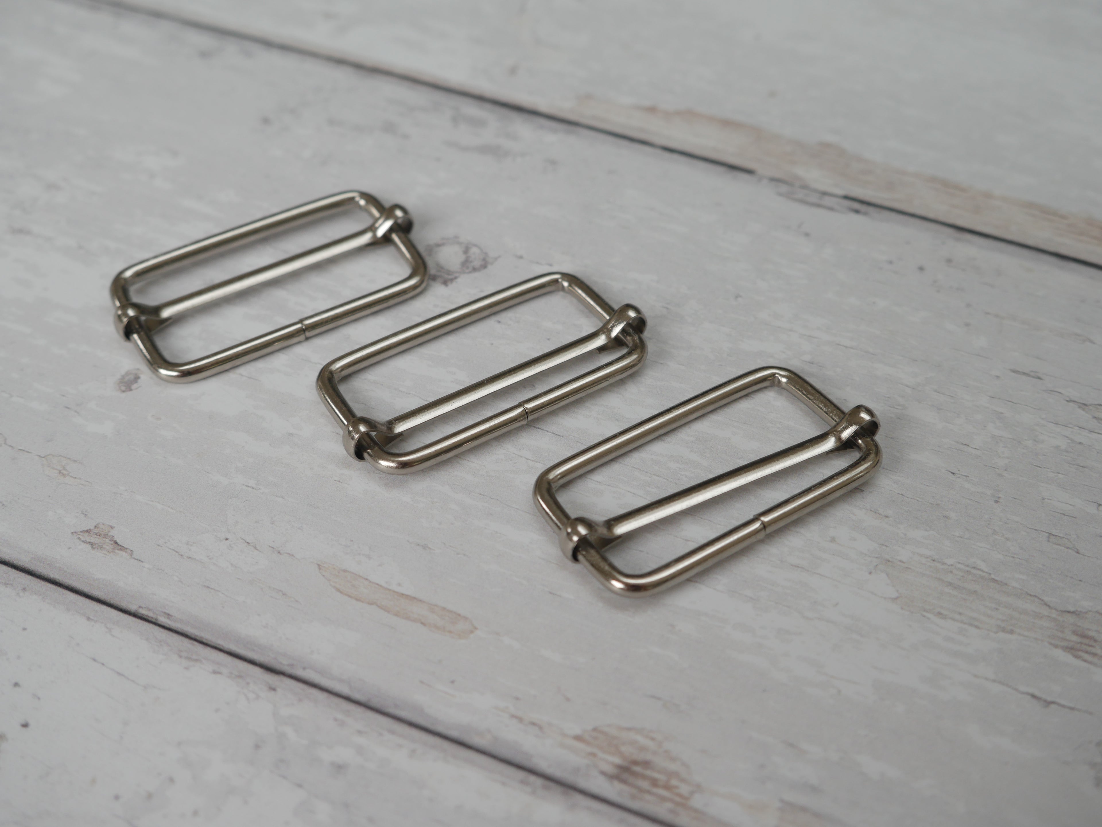 38mm Adjuster in Silver-Trim-Flying Bobbins Haberdashery