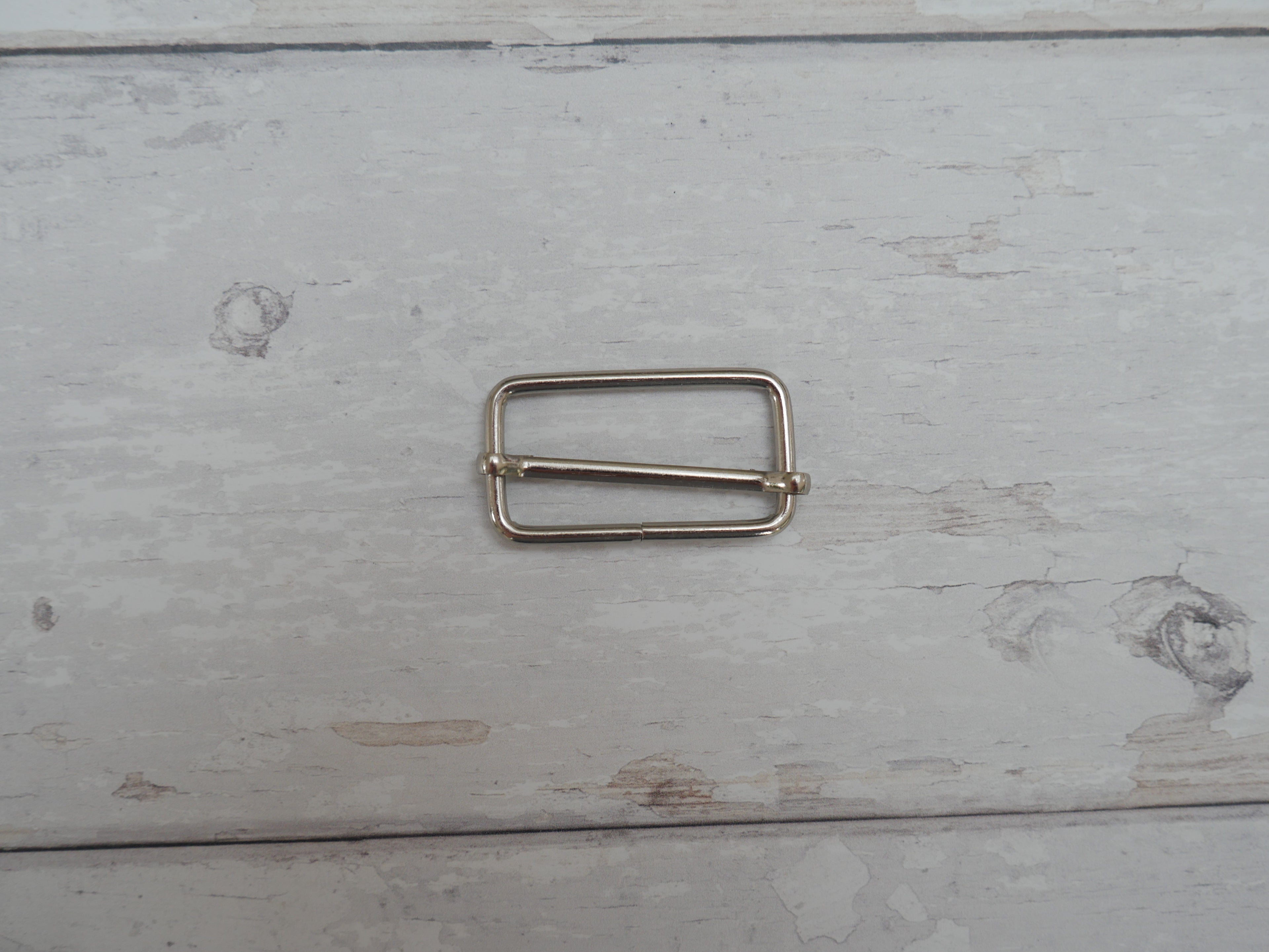 38mm Adjuster in Silver-Trim-Flying Bobbins Haberdashery