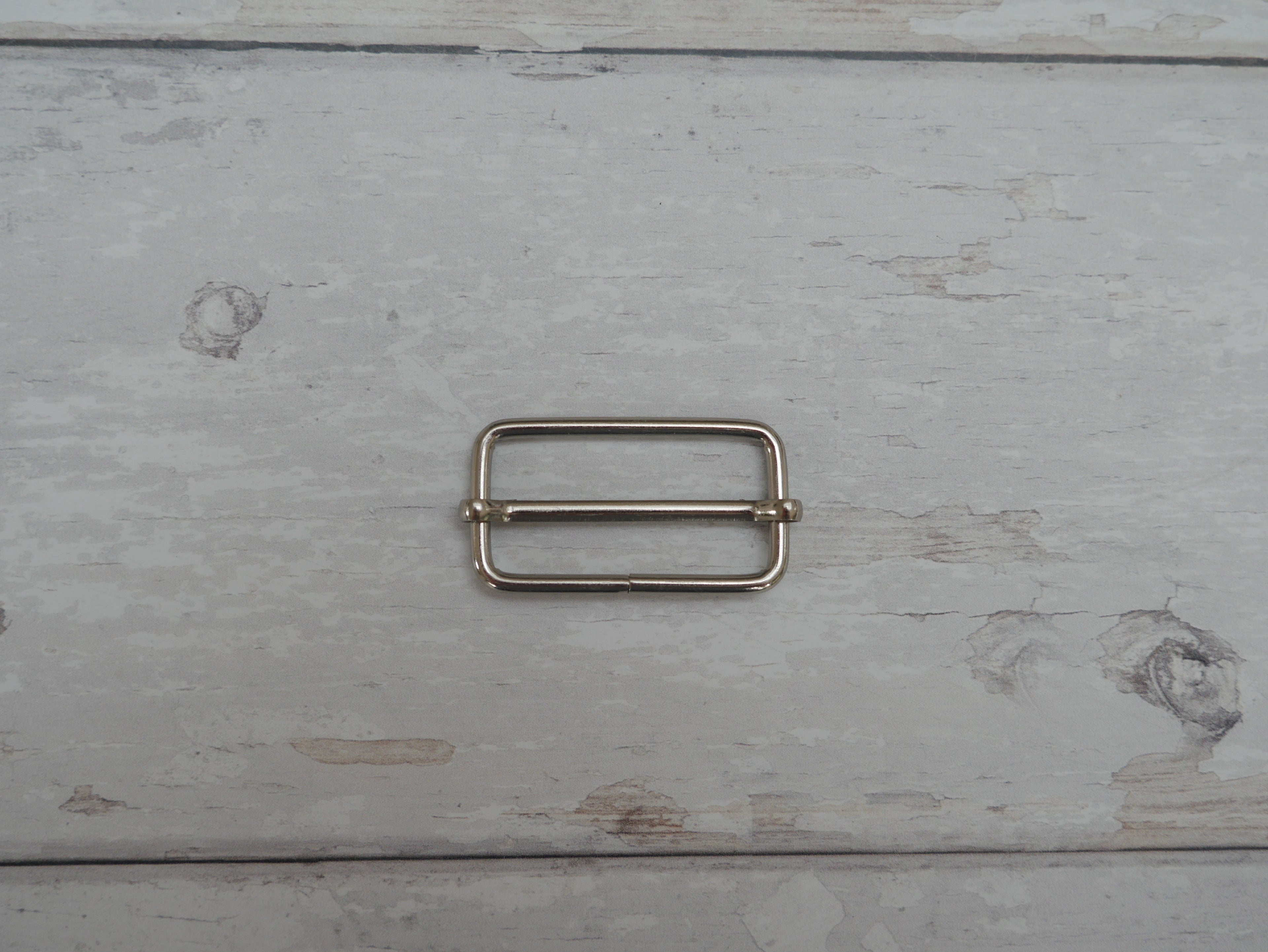 38mm Adjuster in Silver-Trim-Flying Bobbins Haberdashery
