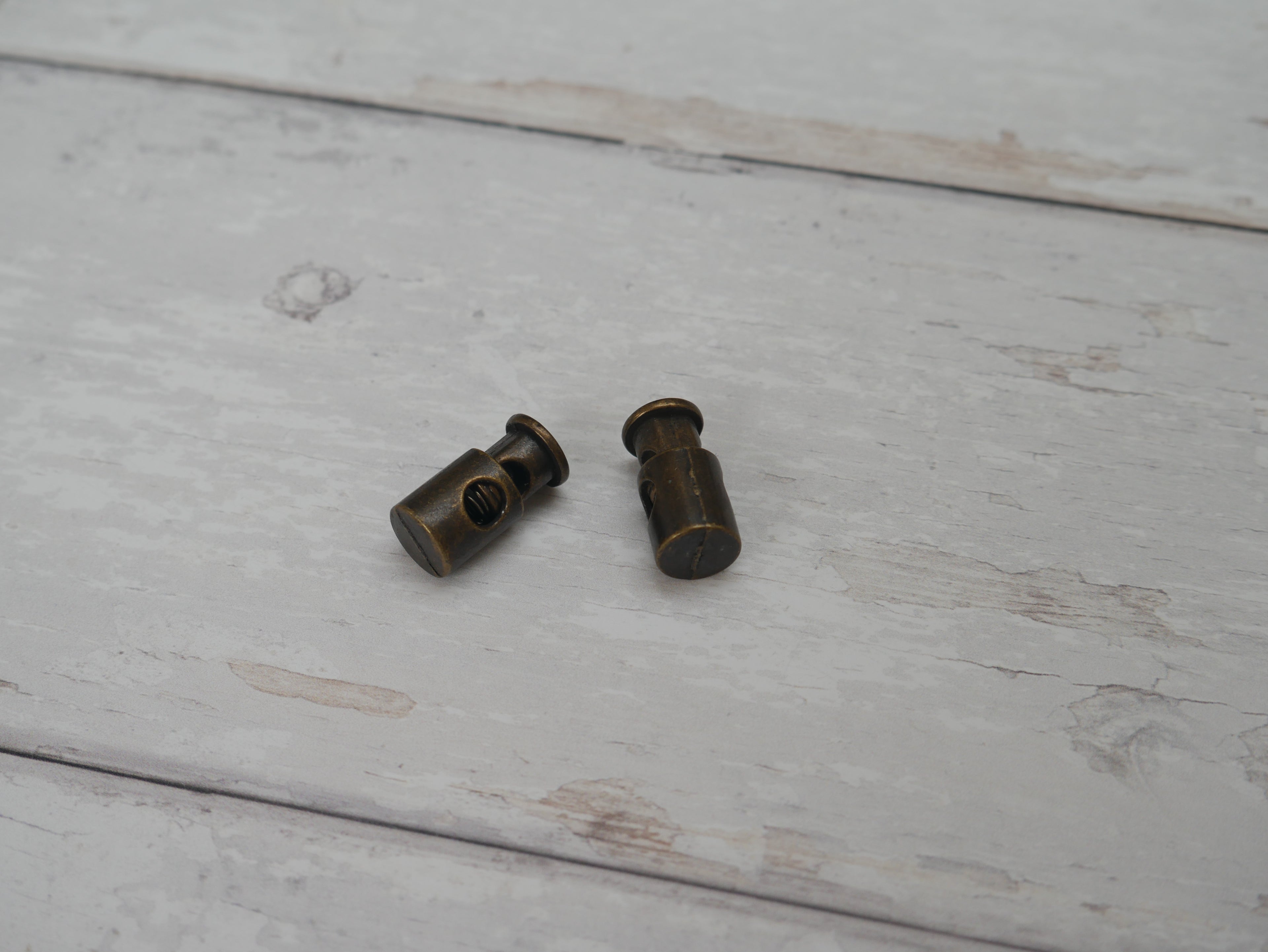 Cord Stopper in Antique Brass-Trim-Flying Bobbins Haberdashery