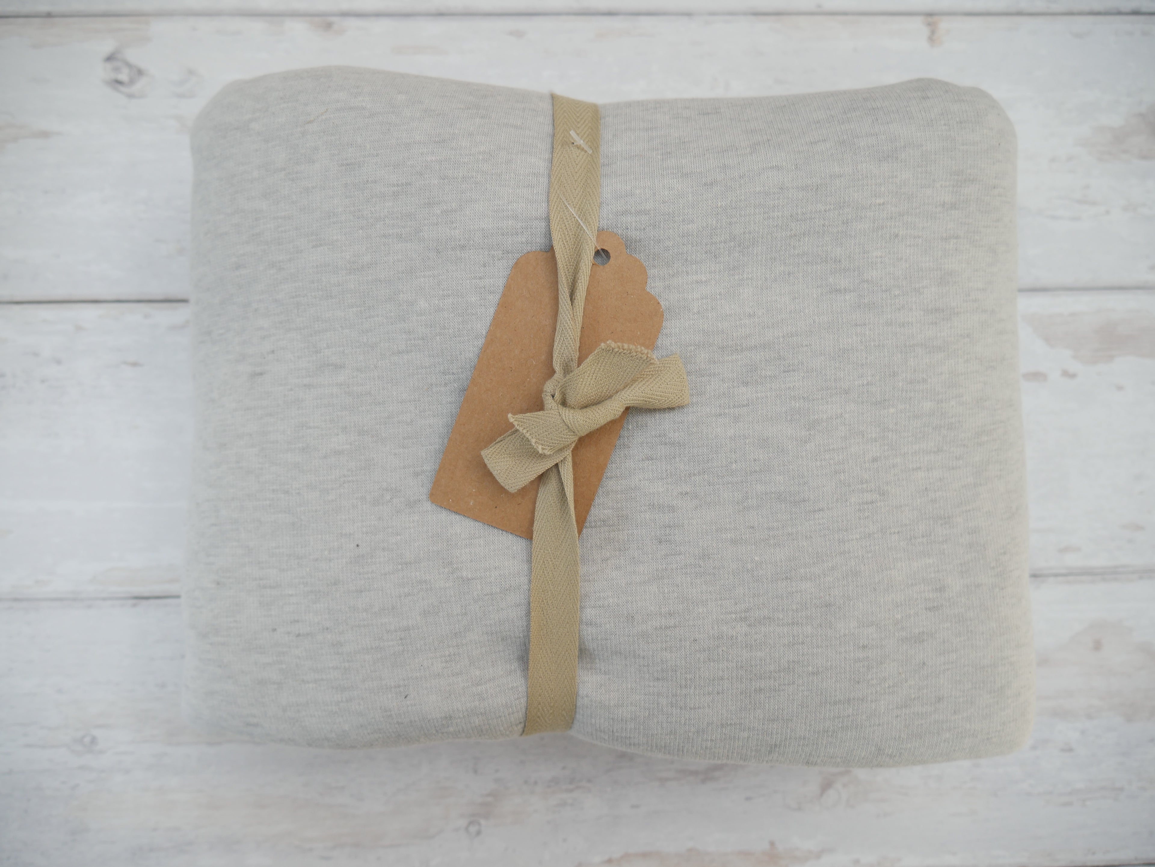 REMNANT -Alpen Fleece in Light Grey Marl, 1m-Remnants-Flying Bobbins Haberdashery