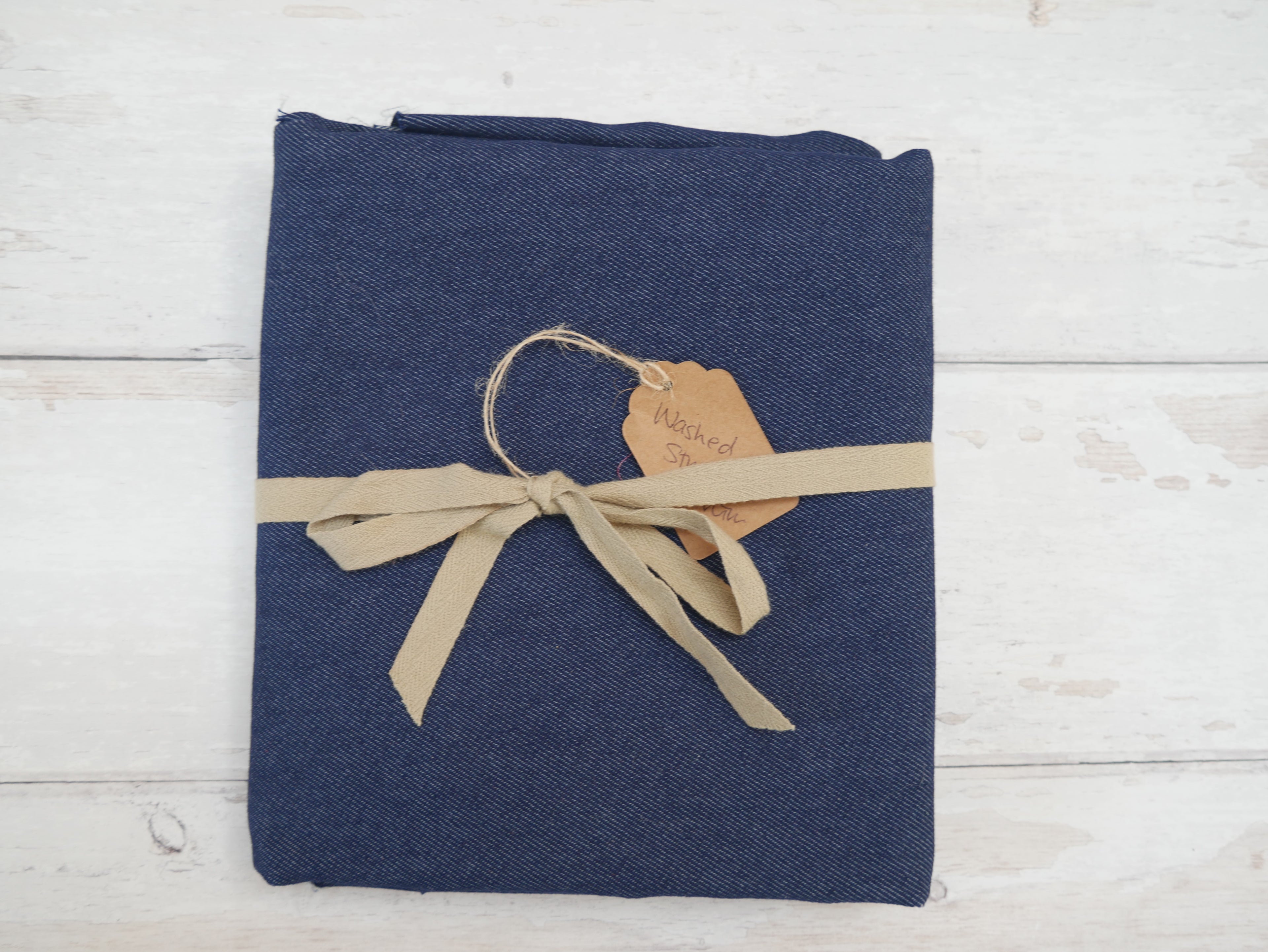 REMNANT - Stretch Denim in Indigo, 1.4m-Remnants-Flying Bobbins Haberdashery