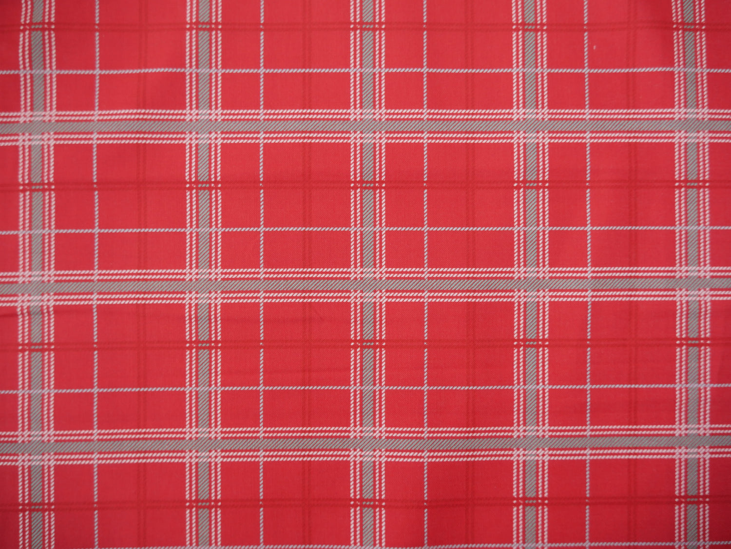 Frosty Paws Printed Cotton, Tartan, £8.40 p/m-Cotton Fabric-Flying Bobbins Haberdashery