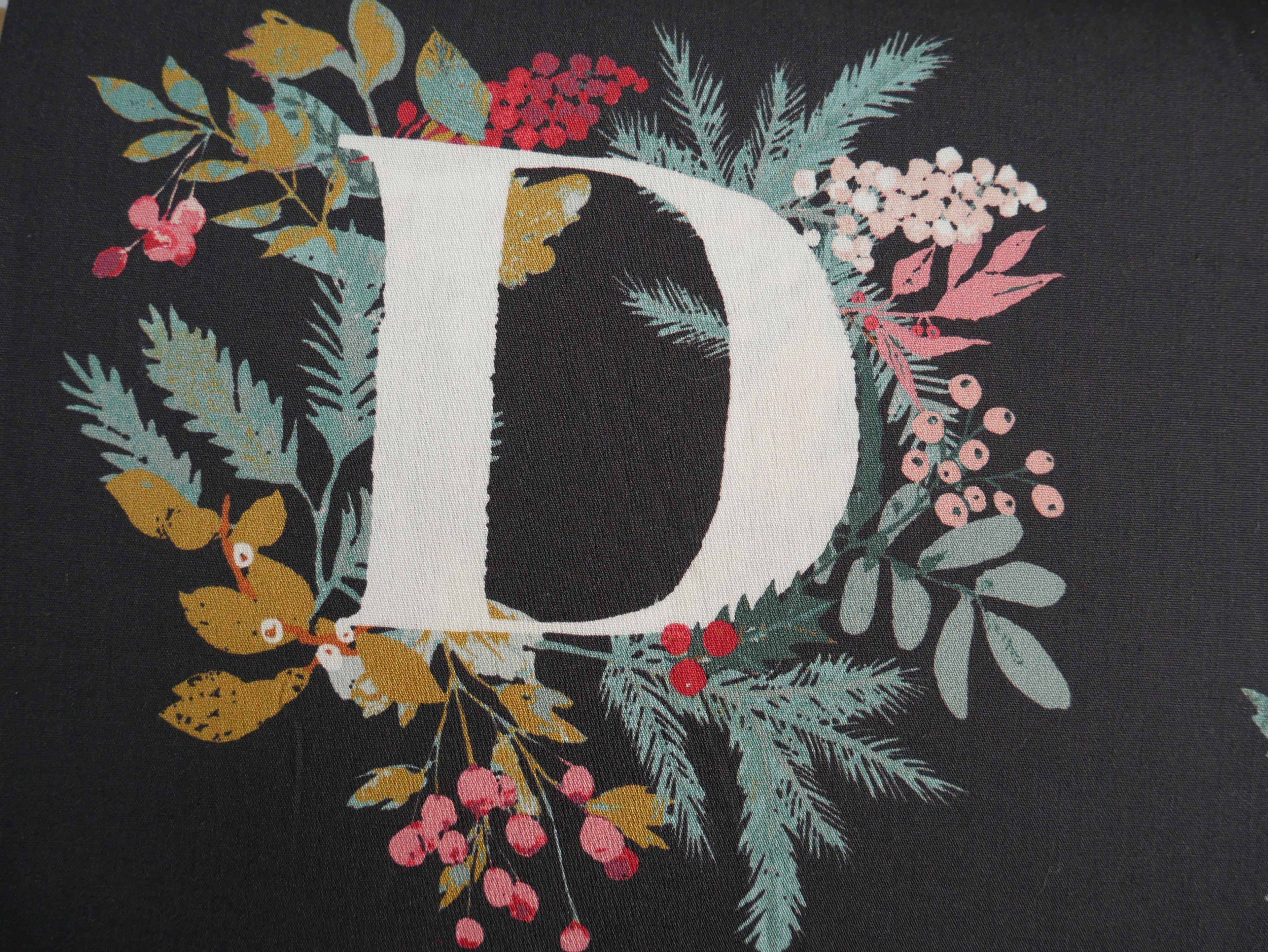 Jingle All the Letters Panel from Adventale by Katarina Roccella for AGF-Cotton Fabric-Flying Bobbins Haberdashery