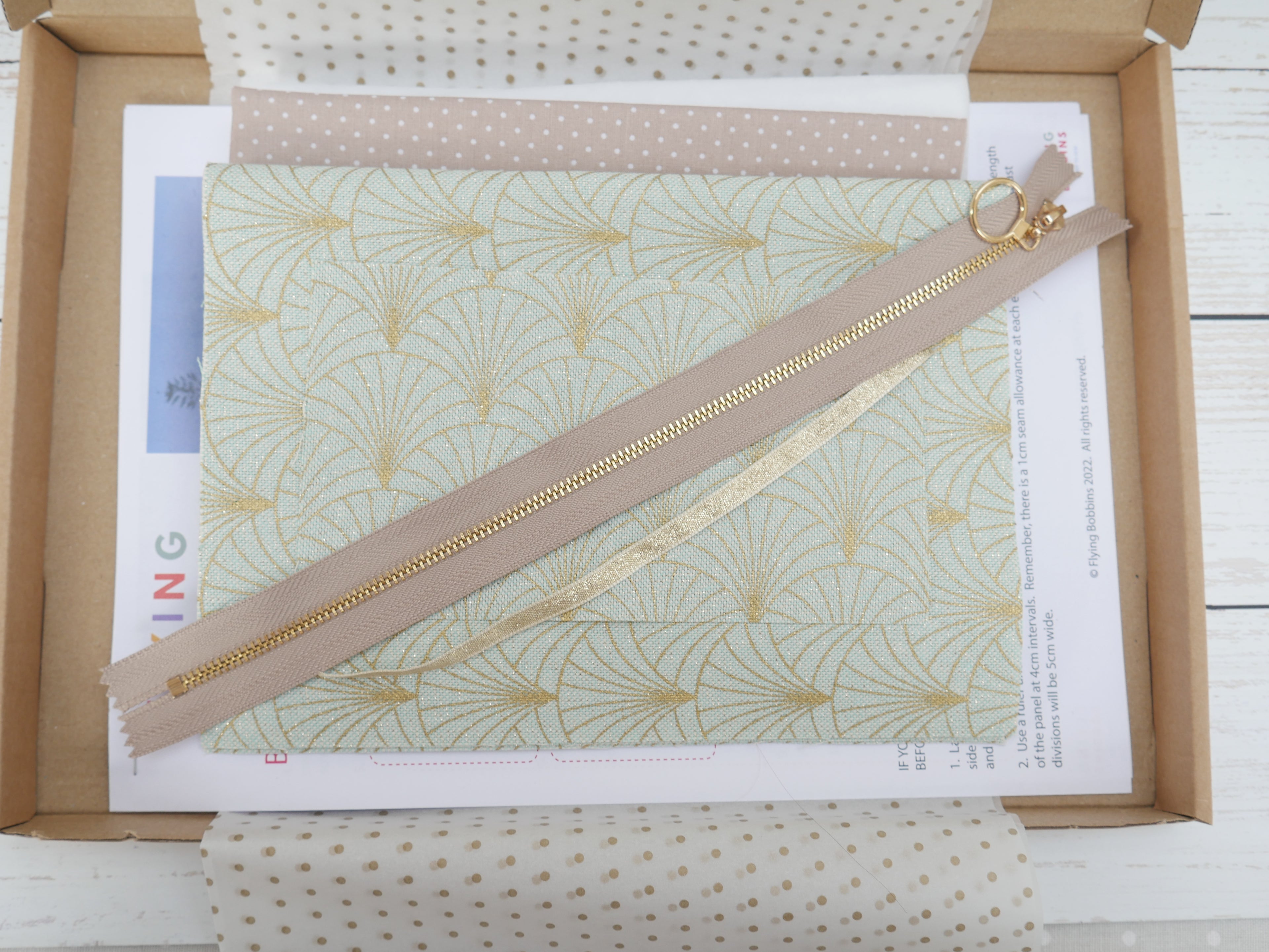 Deluxe Boxed Bag Kit - Mint Deco Sparkle