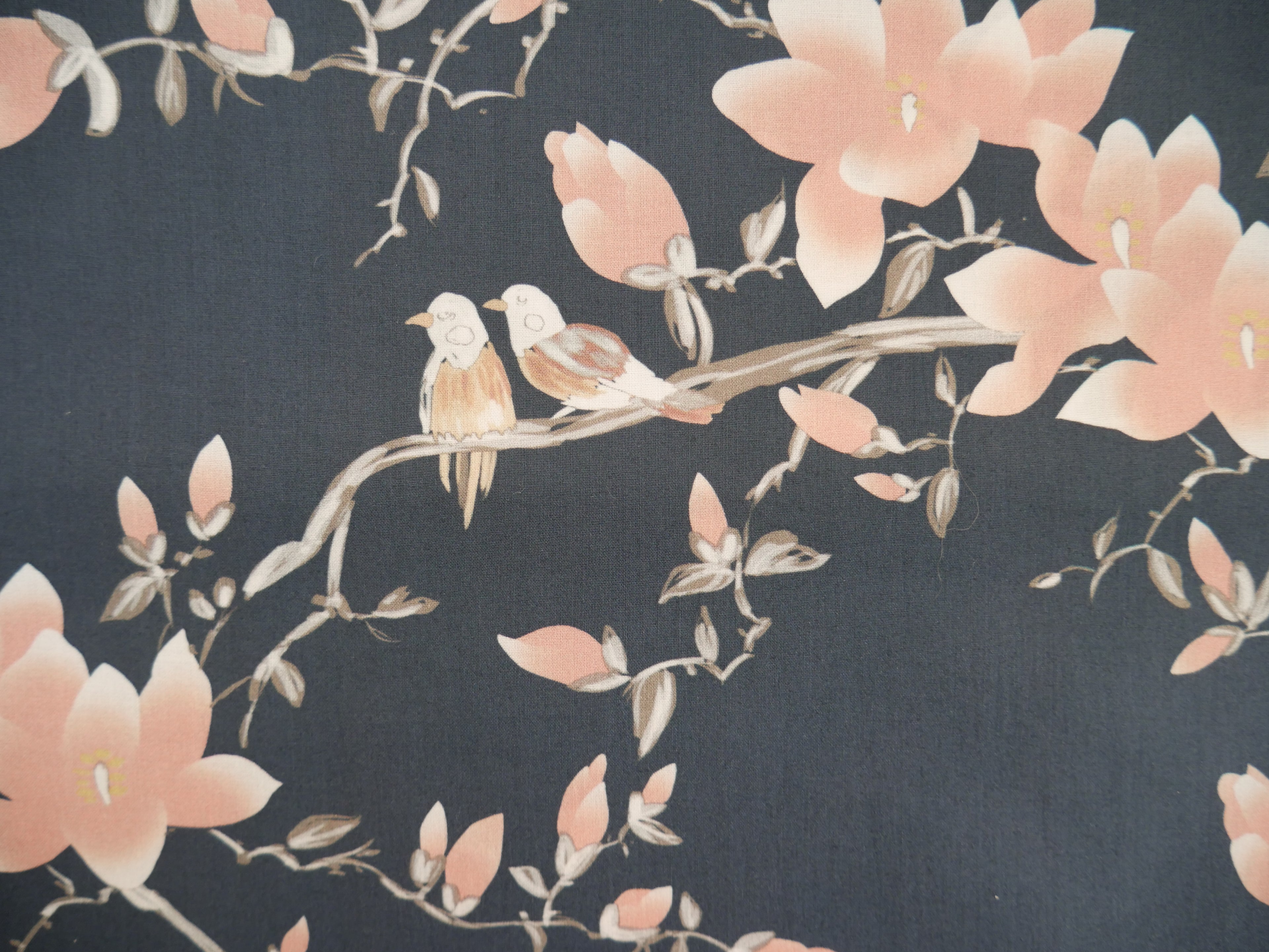 Lady McElroy Flora Songbird Cotton Lawn-Viscose Lawn-Flying Bobbins Haberdashery
