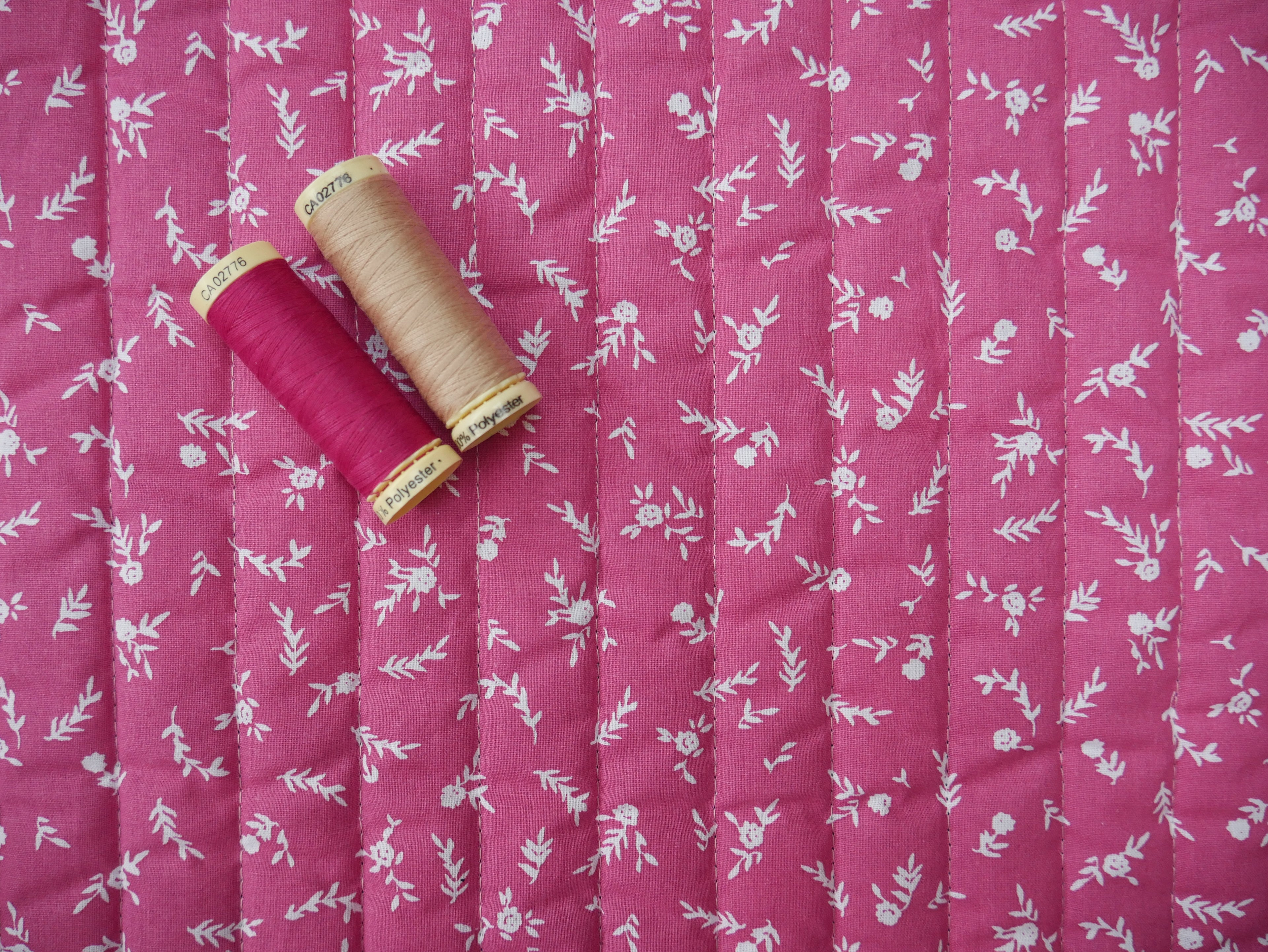 French Reversible Quilted Cotton in Kaleria Print-Viscose Challis-Flying Bobbins Haberdashery