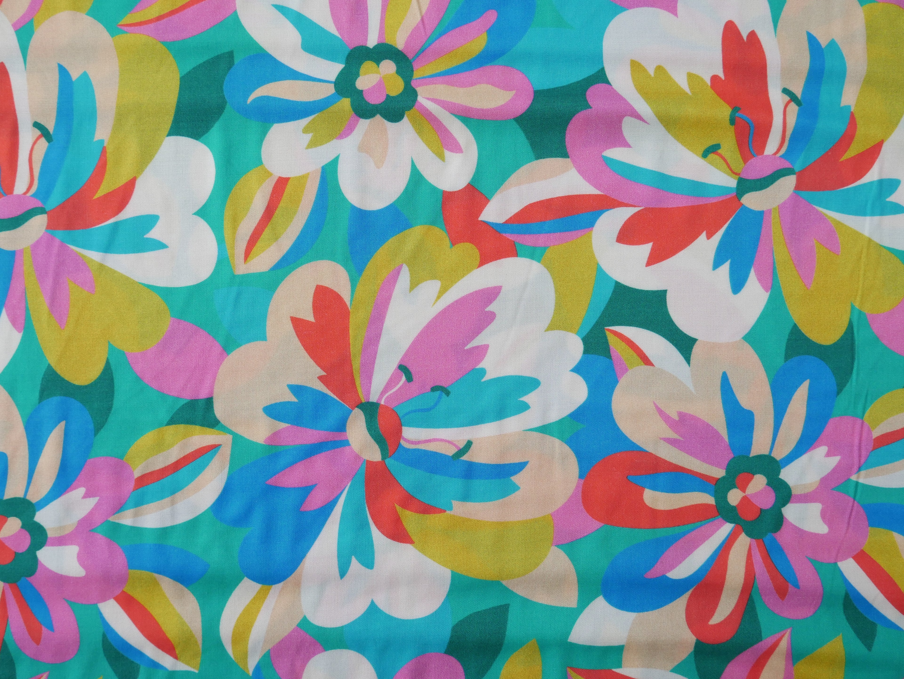 Dashwood Tapestry Floral Rayon in Green-Viscose Challis-Flying Bobbins Haberdashery