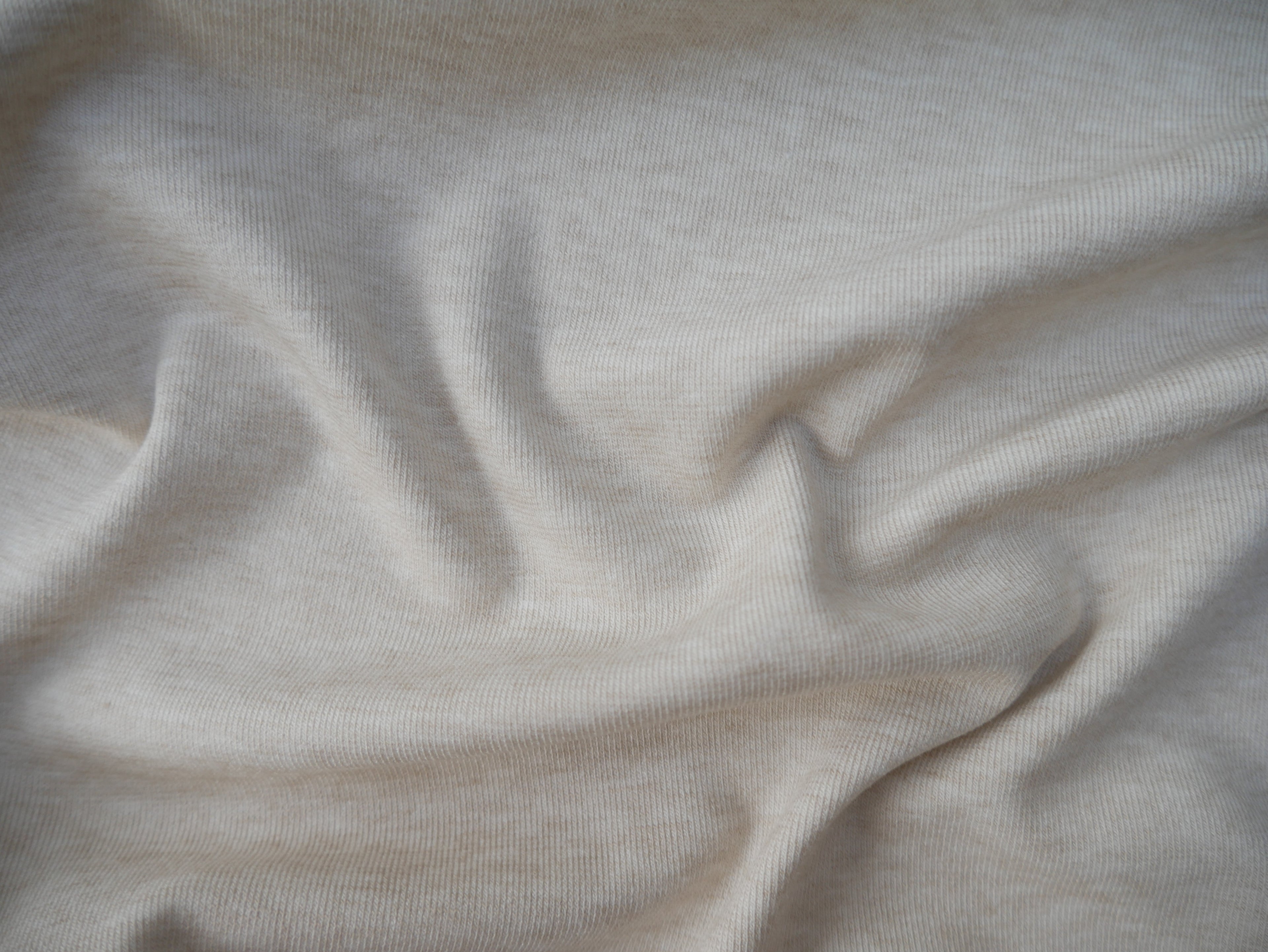 Angora Touch Jersey in Oatmeal-Viscose Crepe-Flying Bobbins Haberdashery