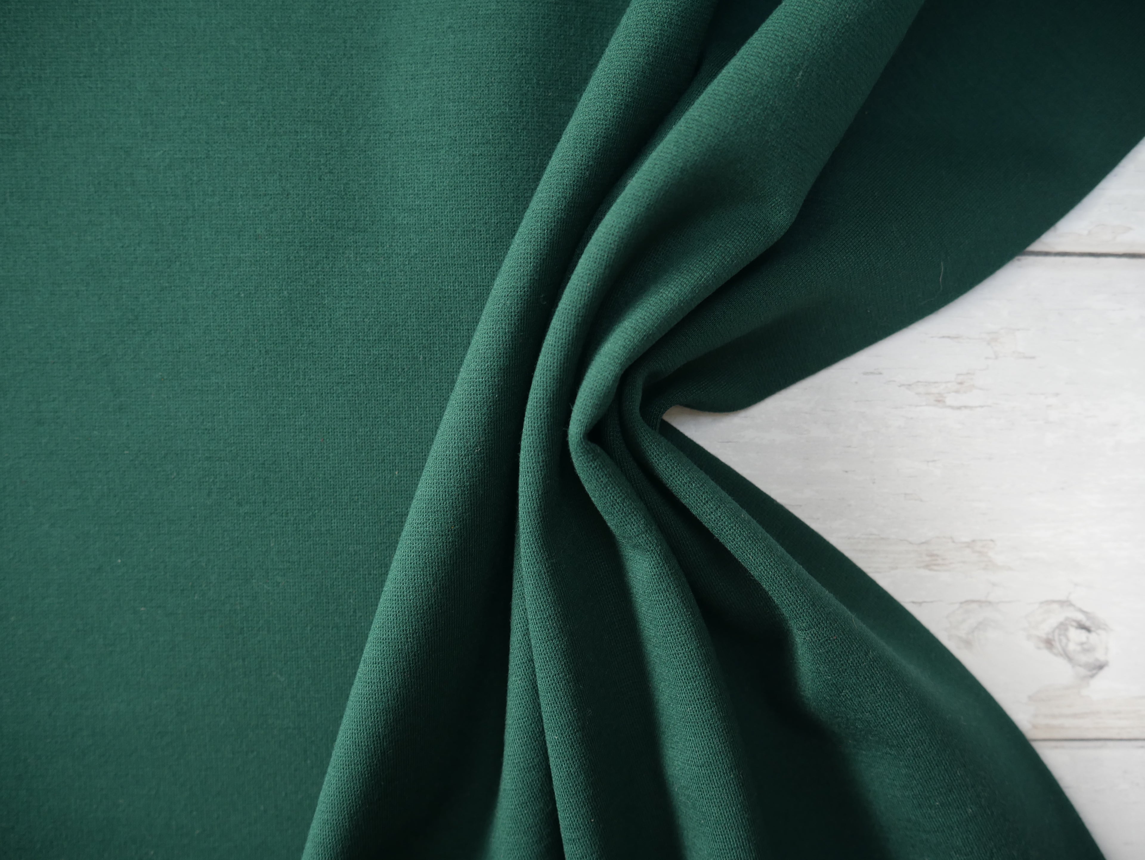 Ponte Roma in Forest-Knitted Fabric-Flying Bobbins Haberdashery