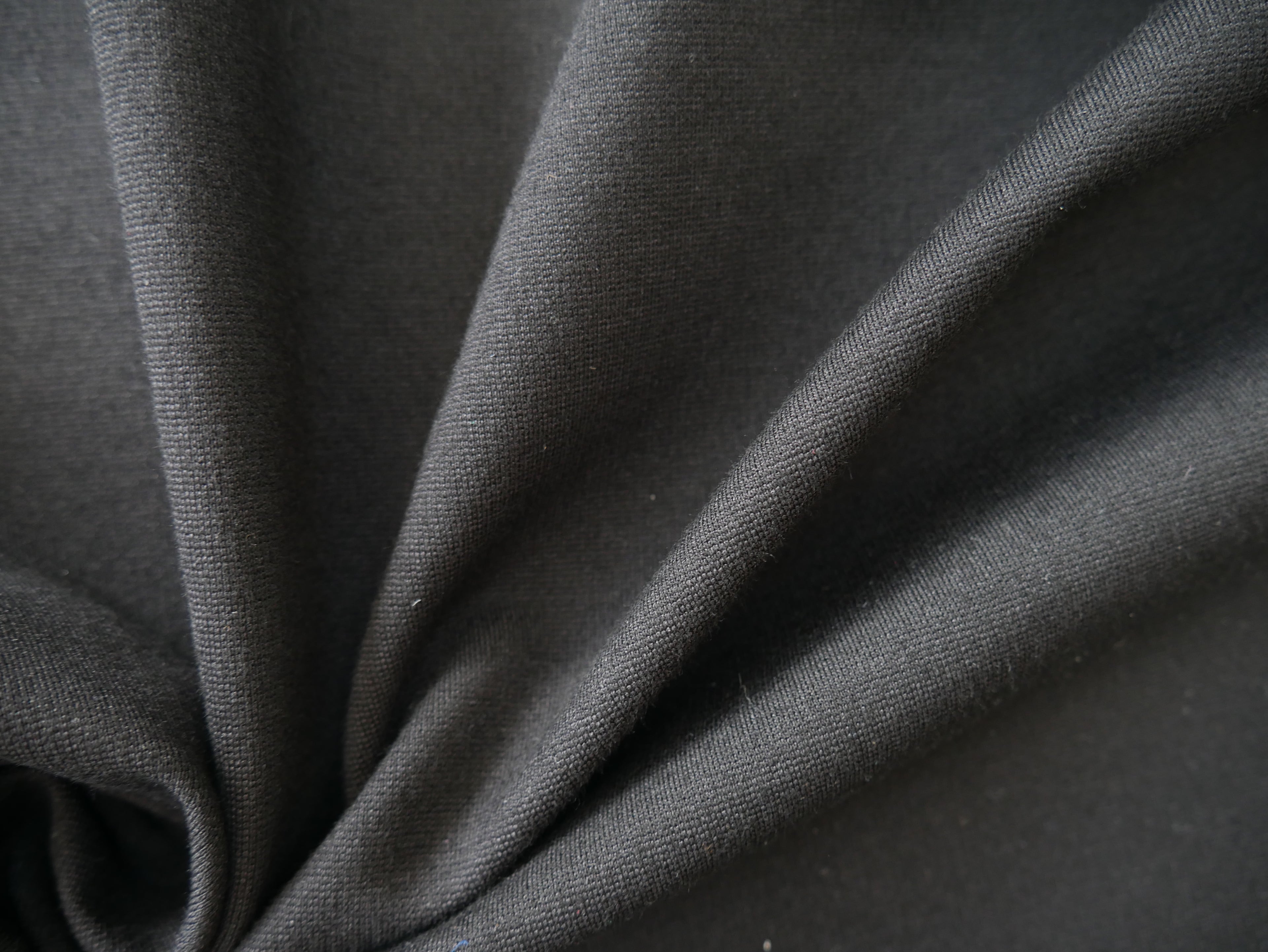Ponte Roma in Black-Knitted Fabric-Flying Bobbins Haberdashery