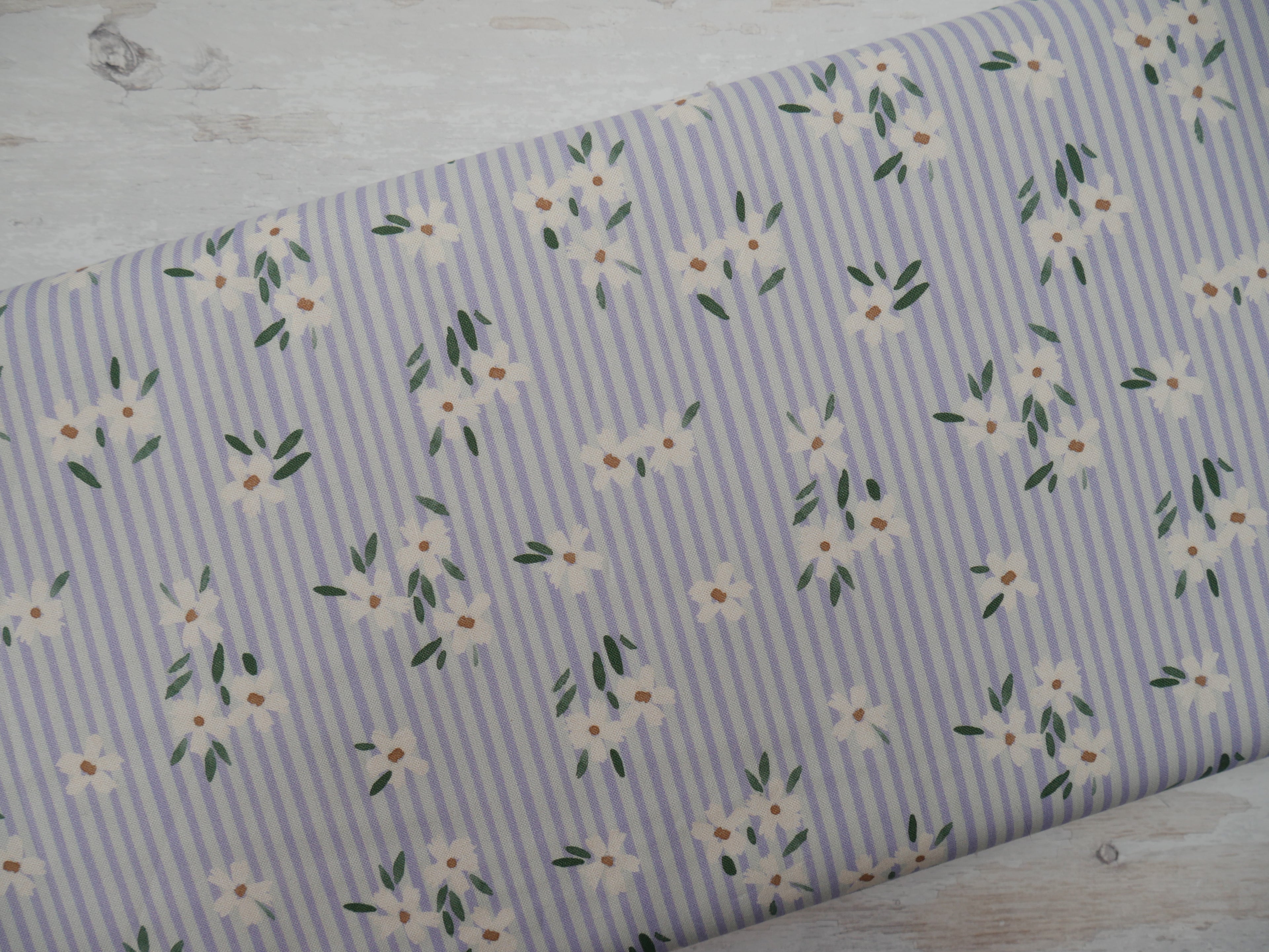 Lewis & Irene Betsy Cornflower Printed Cotton by Bluebellgray-Cotton Fabric-Flying Bobbins Haberdashery