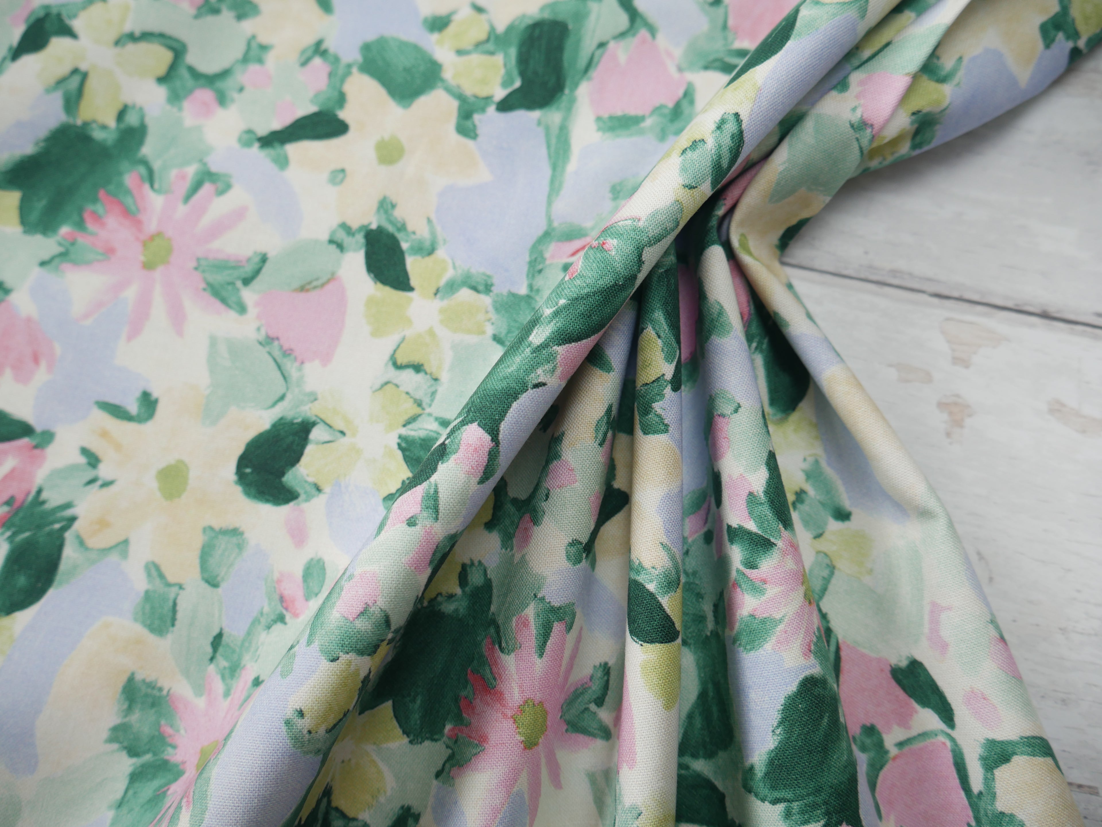 Lewis & Irene Garden Summer Printed Cotton by Bluebellgray-Cotton Fabric-Flying Bobbins Haberdashery