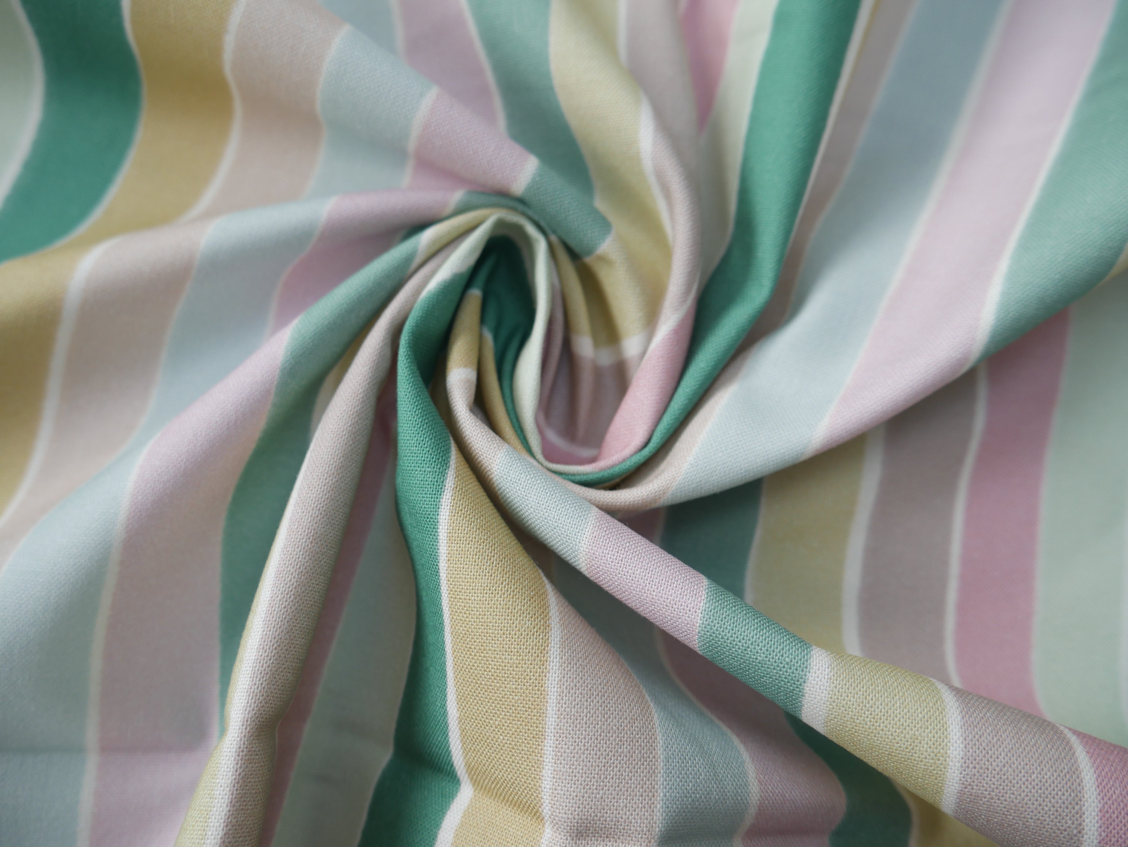 Lewis & Irene Summer Stripes Printed Cotton by Bluebellgray-Cotton Fabric-Flying Bobbins Haberdashery