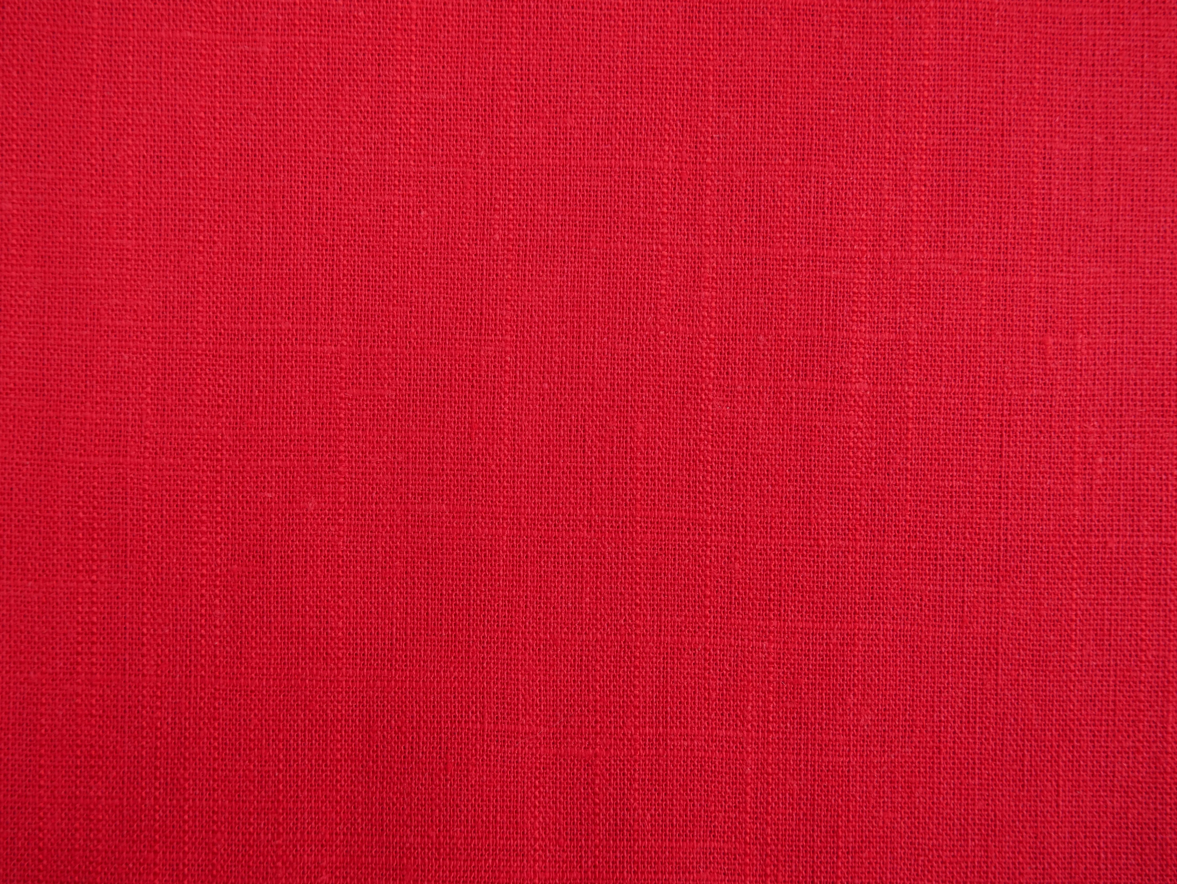 Linen Viscose in Red-Fabric-Flying Bobbins Haberdashery