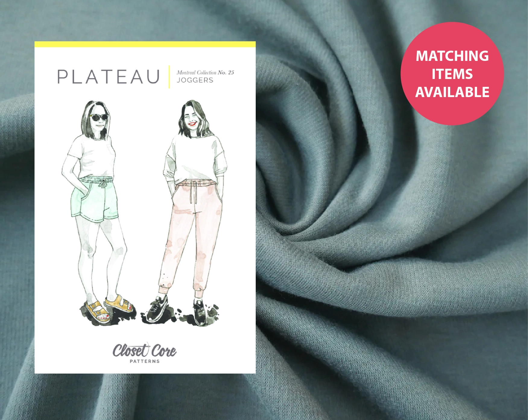 Plateau Joggers- Army Green-Sewing Kit-Flying Bobbins Haberdashery