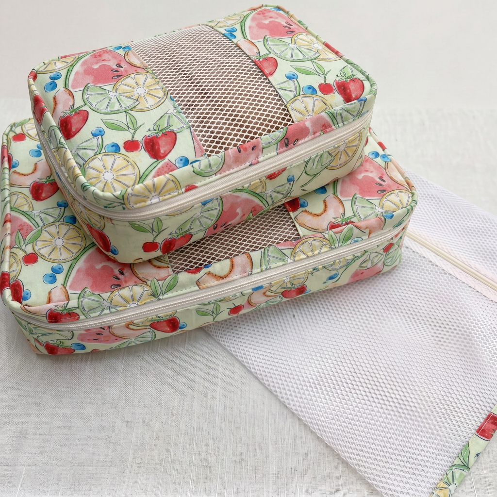 Packing Cube Kit - Tutti Fruity-Sewing Kit-Flying Bobbins Haberdashery