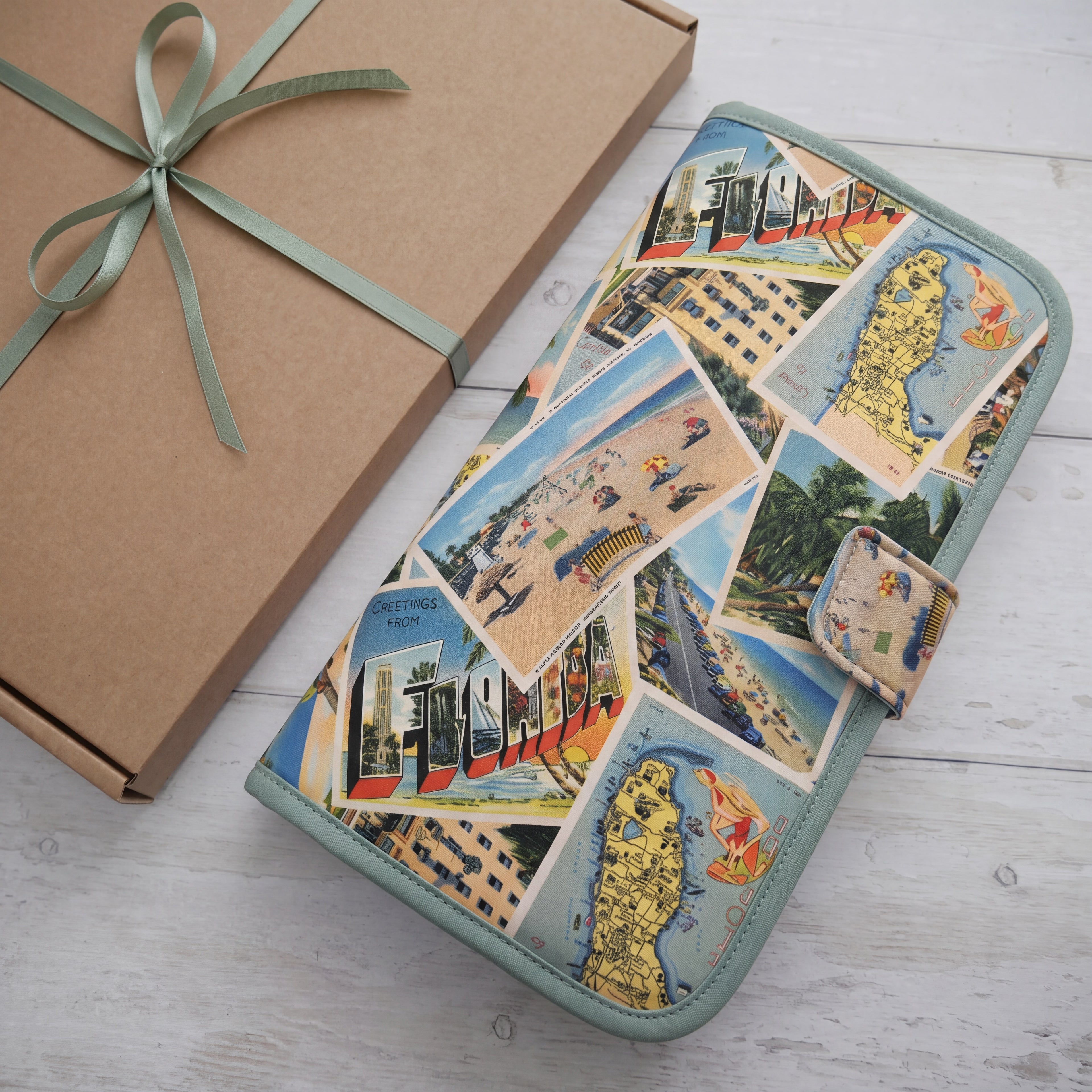 Travel Wallet - Wish You Were Here-Sewing Kit-Flying Bobbins Haberdashery