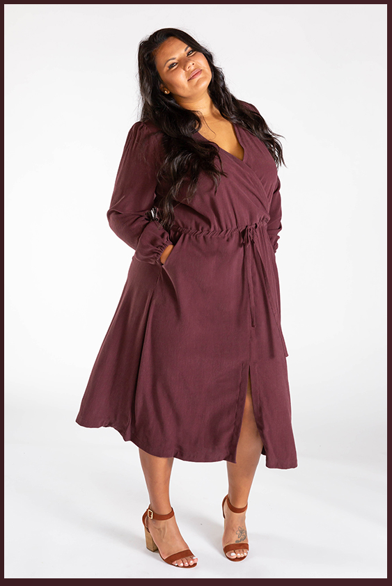 The Orchid Dress by Chalk & Notch-Pattern-Flying Bobbins Haberdashery