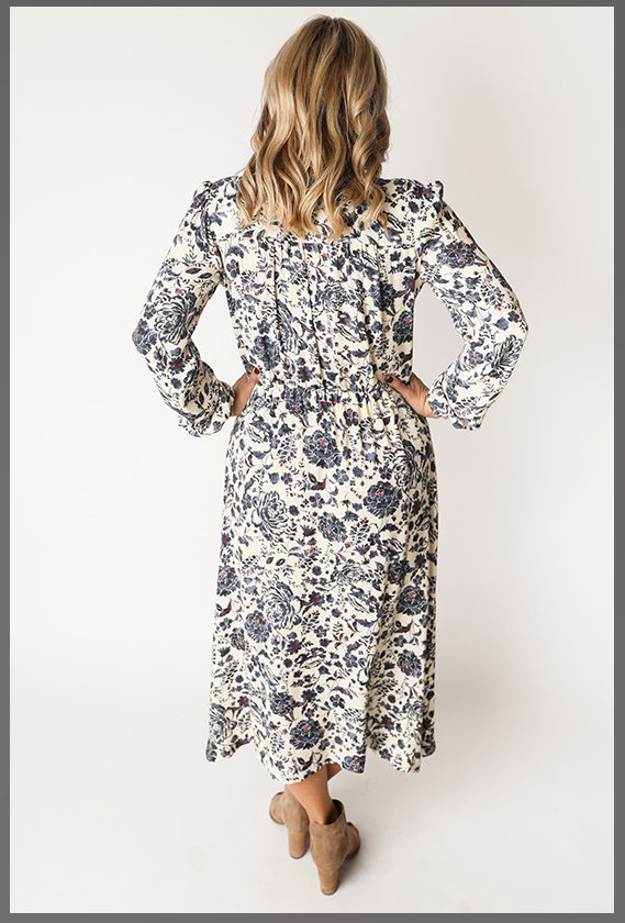 The Orchid Dress by Chalk & Notch-Pattern-Flying Bobbins Haberdashery