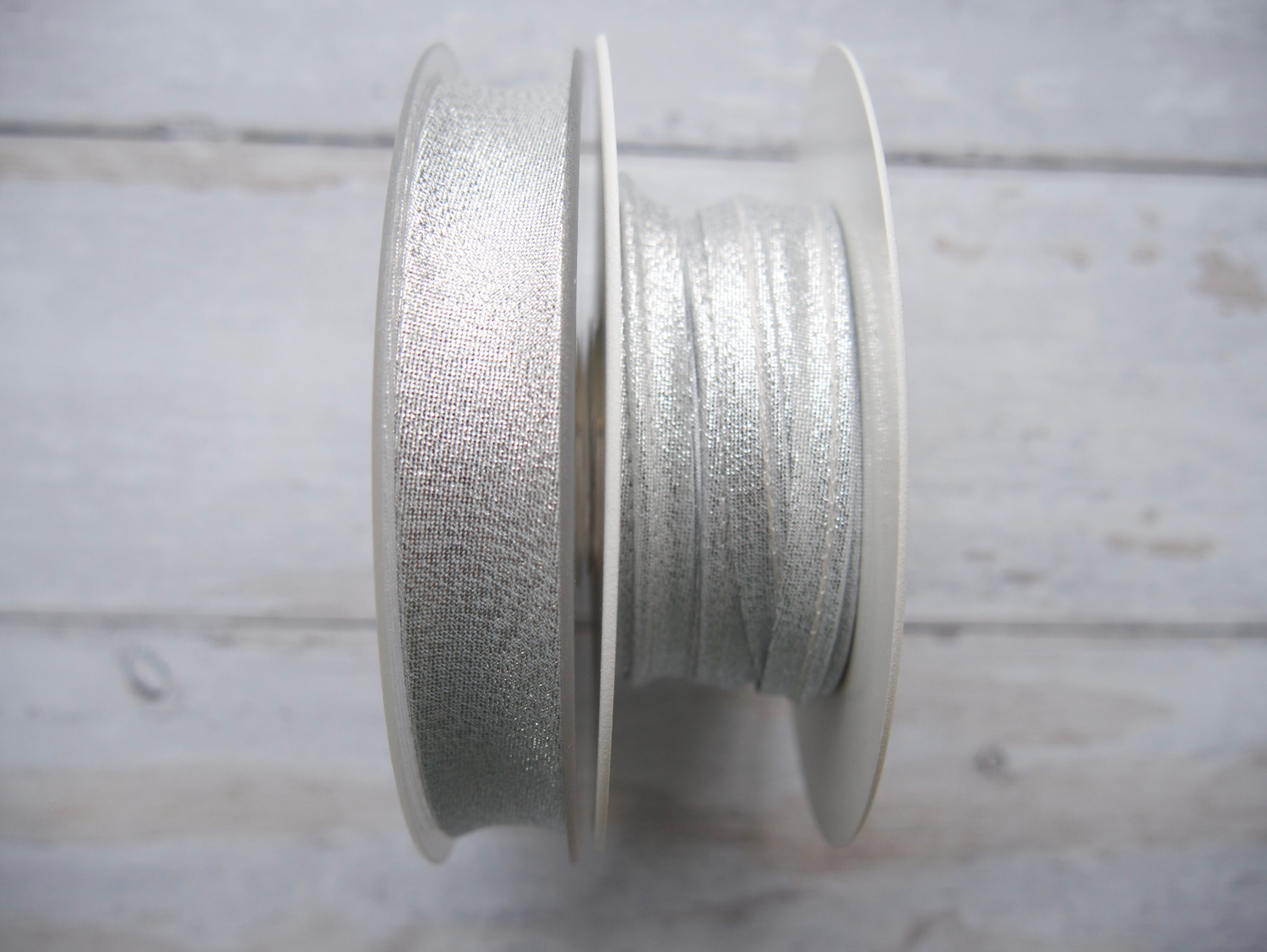 Metallic Piping Tape 3mm - Silver-Piping-Flying Bobbins Haberdashery