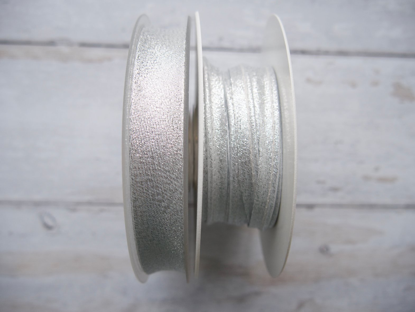Metallic Piping Tape 3mm - Silver-Piping-Flying Bobbins Haberdashery