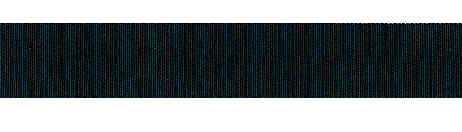 Grosgrain Ribbon 16mm - Black-Grosgrain Ribbon-Flying Bobbins Haberdashery