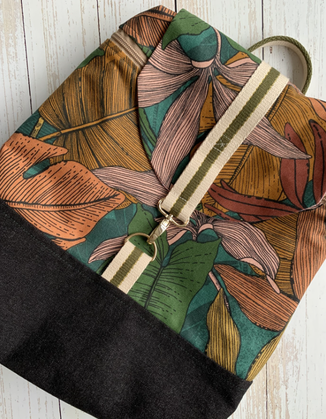 Honey Backpack Making Kit - Tropicana-Sewing Kit-Flying Bobbins Haberdashery