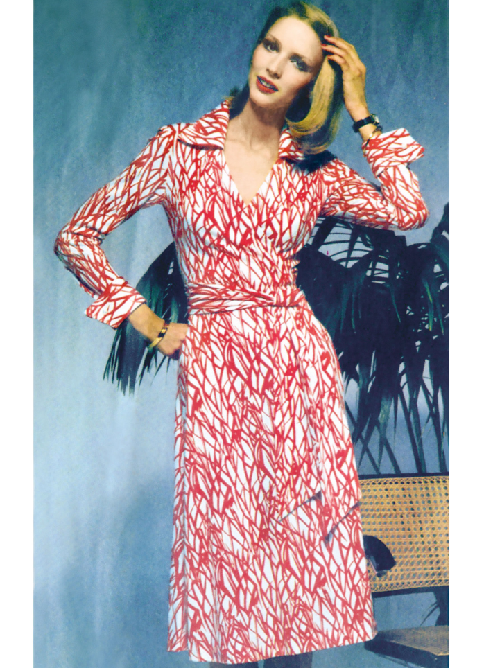Very Easy Vogue, V2000 - The DVF Wrap Dress, Size 16 - 24-Pattern-Flying Bobbins Haberdashery