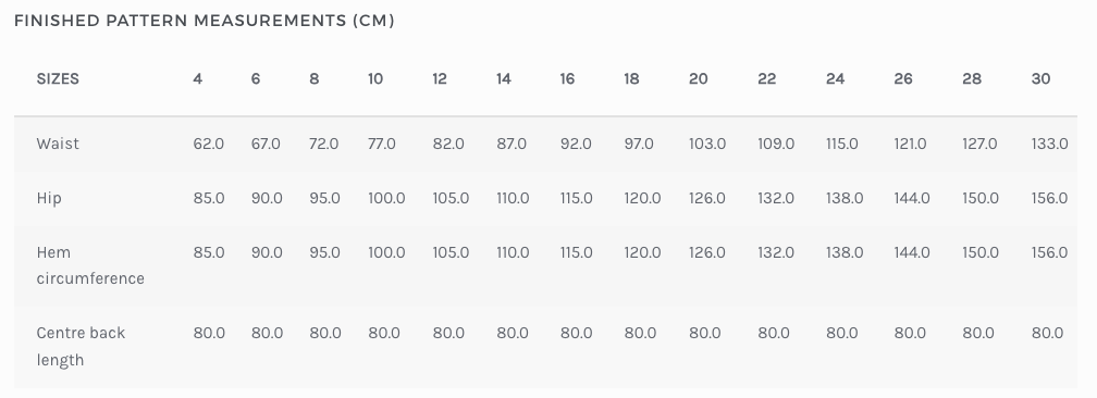 Style Arc Tommie Skirt, Size 18-30-Pattern-Flying Bobbins Haberdashery