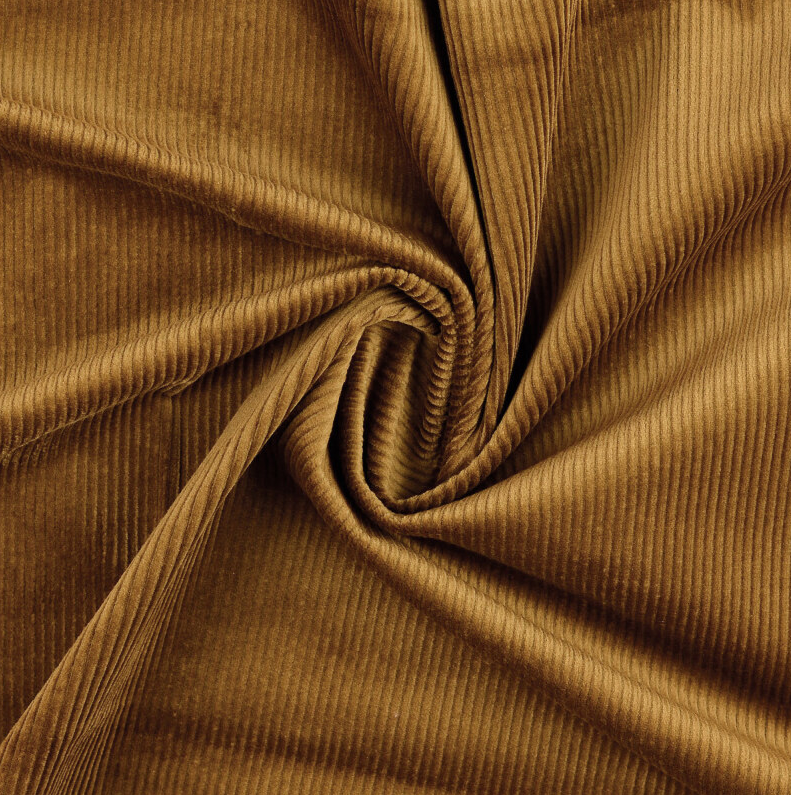 Tommie Skirt Kit - Luxe Stretch Cord in Cognac-Sewing Kit-Flying Bobbins Haberdashery