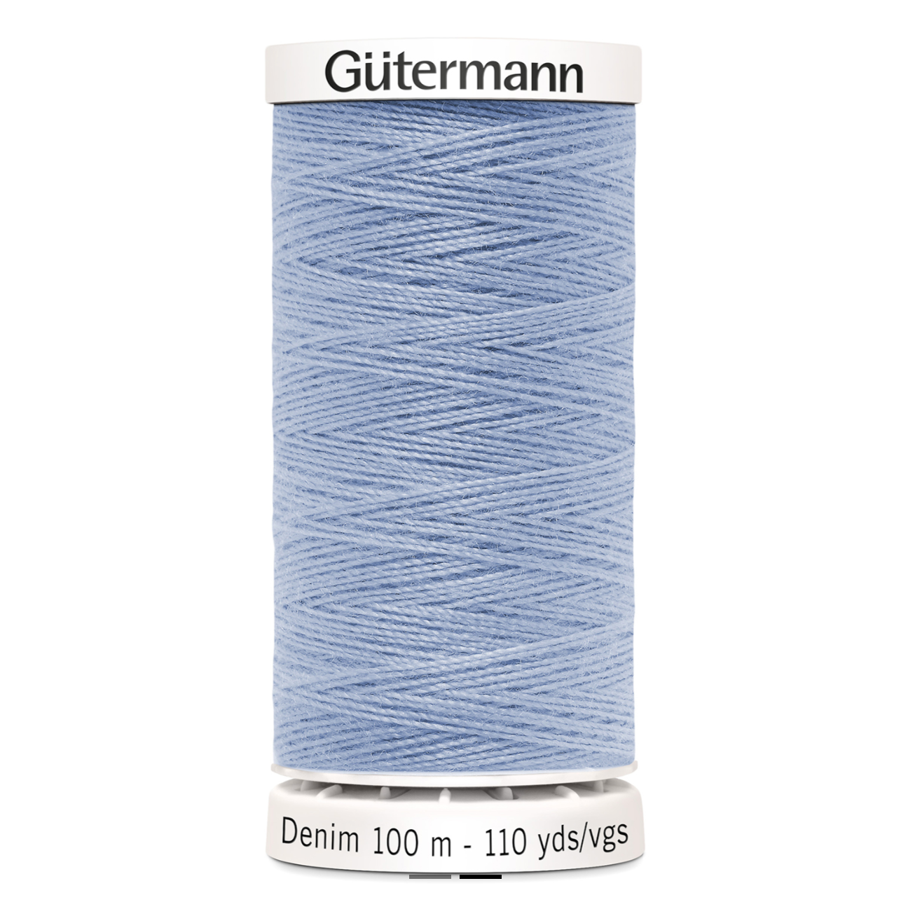 Gutermann Denim Thread, 100m, Light Blue 6140-Thread-Flying Bobbins Haberdashery