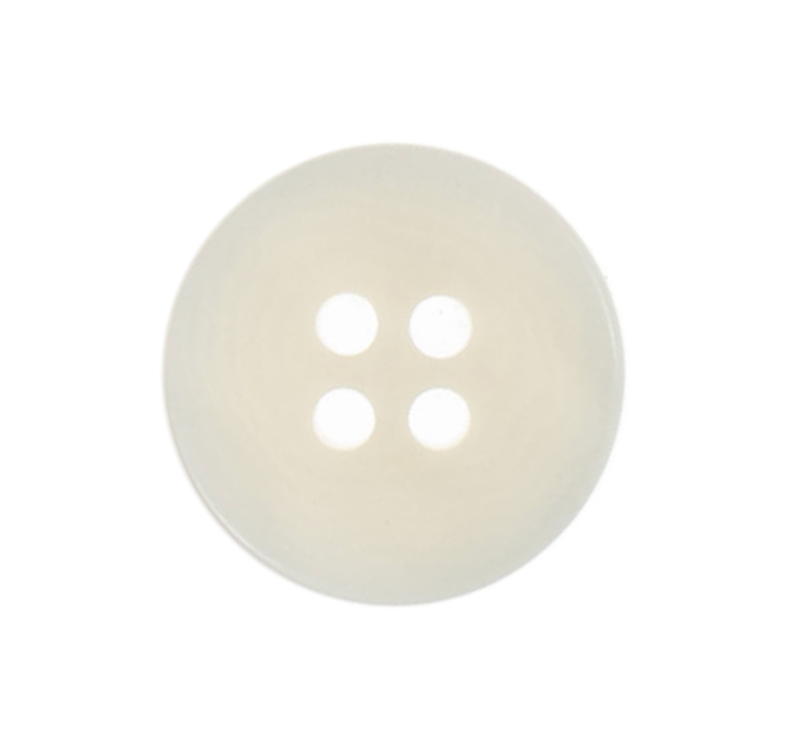 4-Hole, 15mm - Eco-Conscious, Corozo Button, Ivory-Button-Flying Bobbins Haberdashery