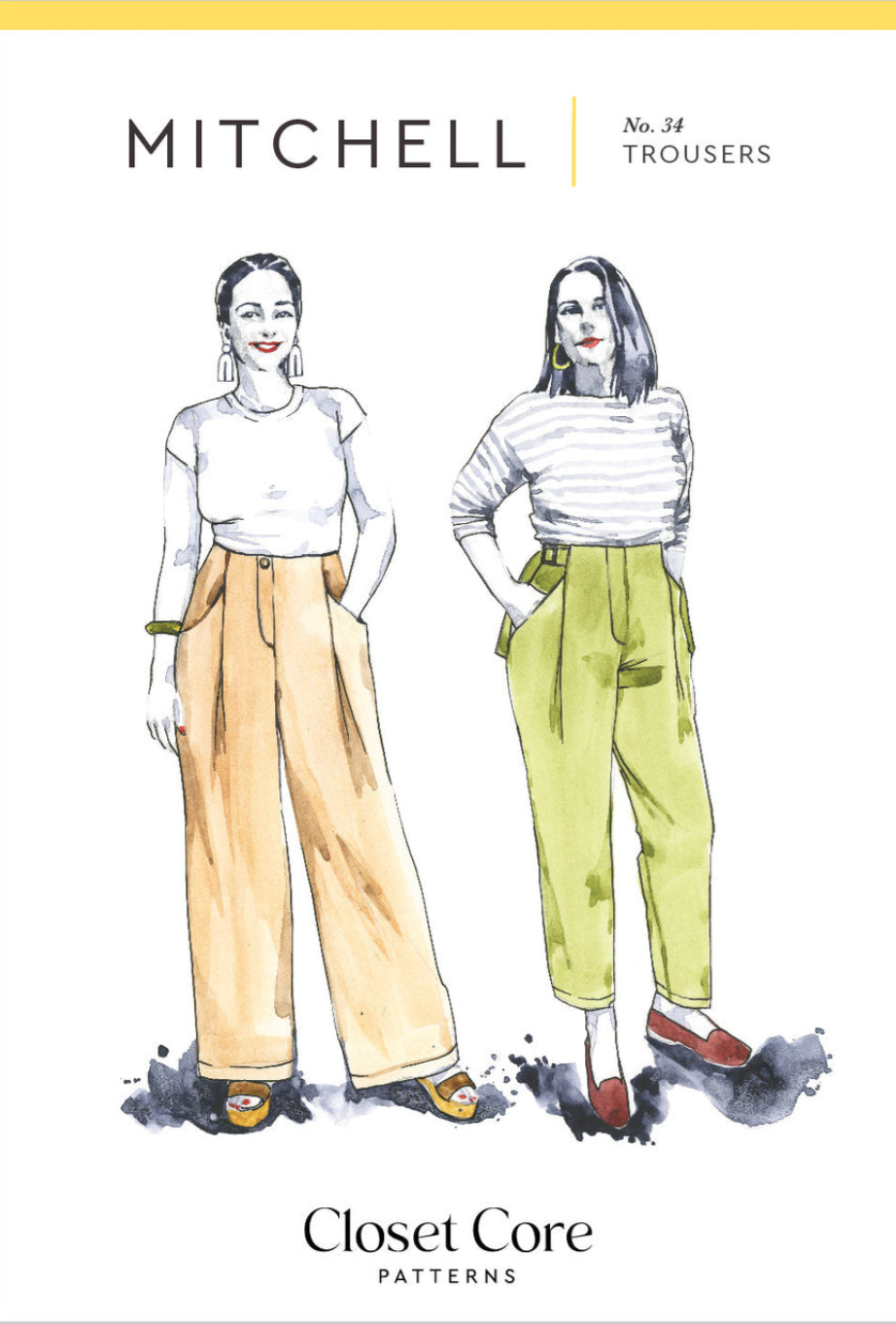 The Mitchell Trousers Video Course-Video Tutorial-Flying Bobbins Haberdashery