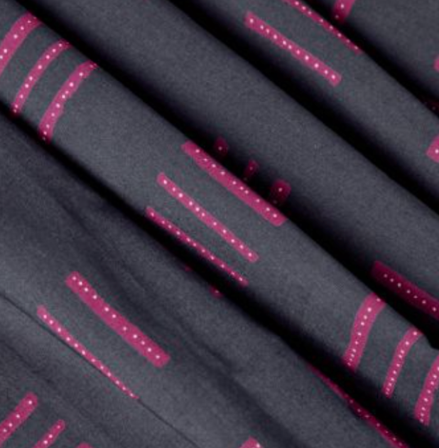 Jenna Shirt Kit - Atelier Brunette Native Print Cotton in Night-Sewing Kit-Flying Bobbins Haberdashery